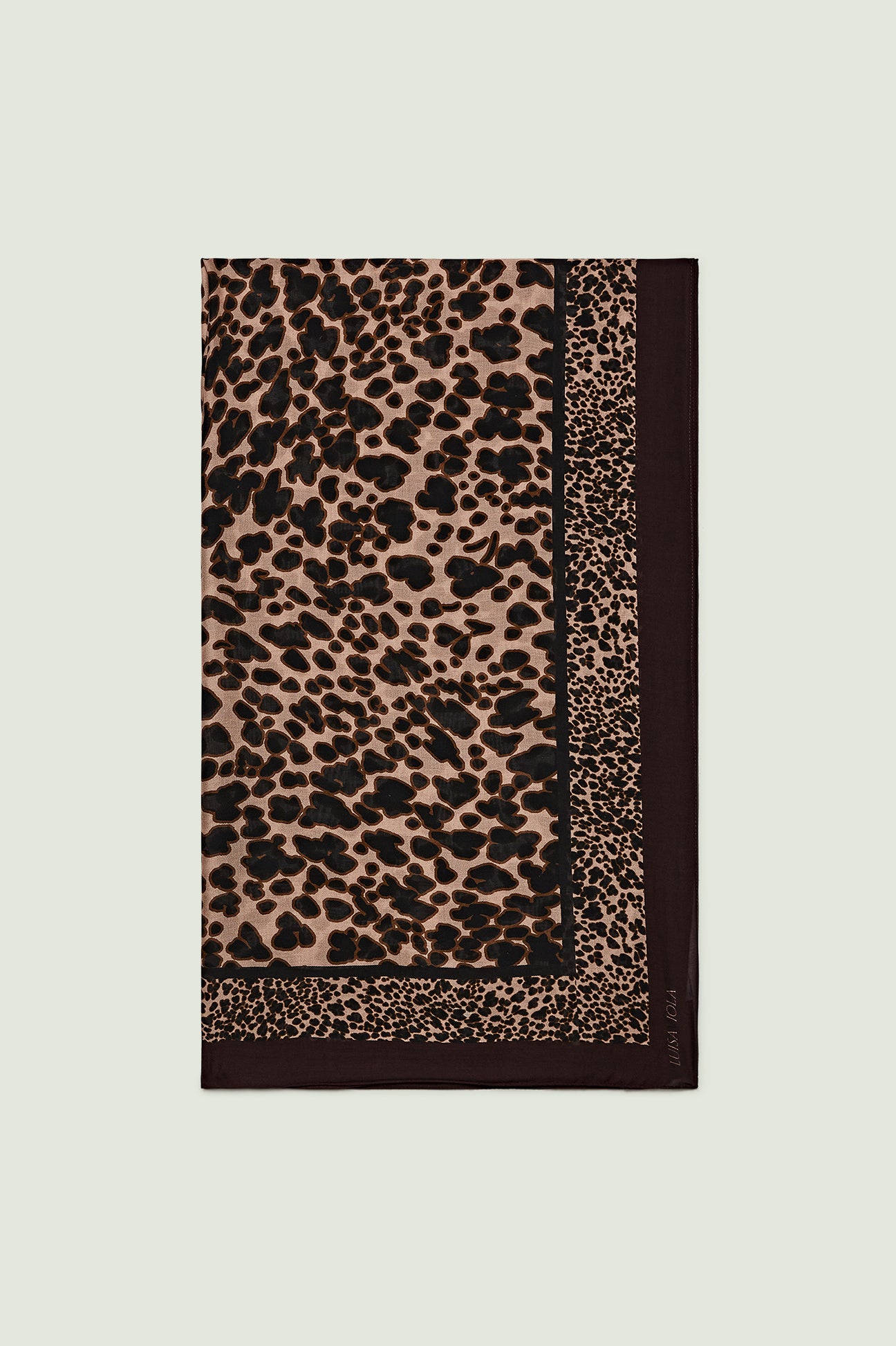 SCIARPA FOULARD CON STAMPA ANIMALIER