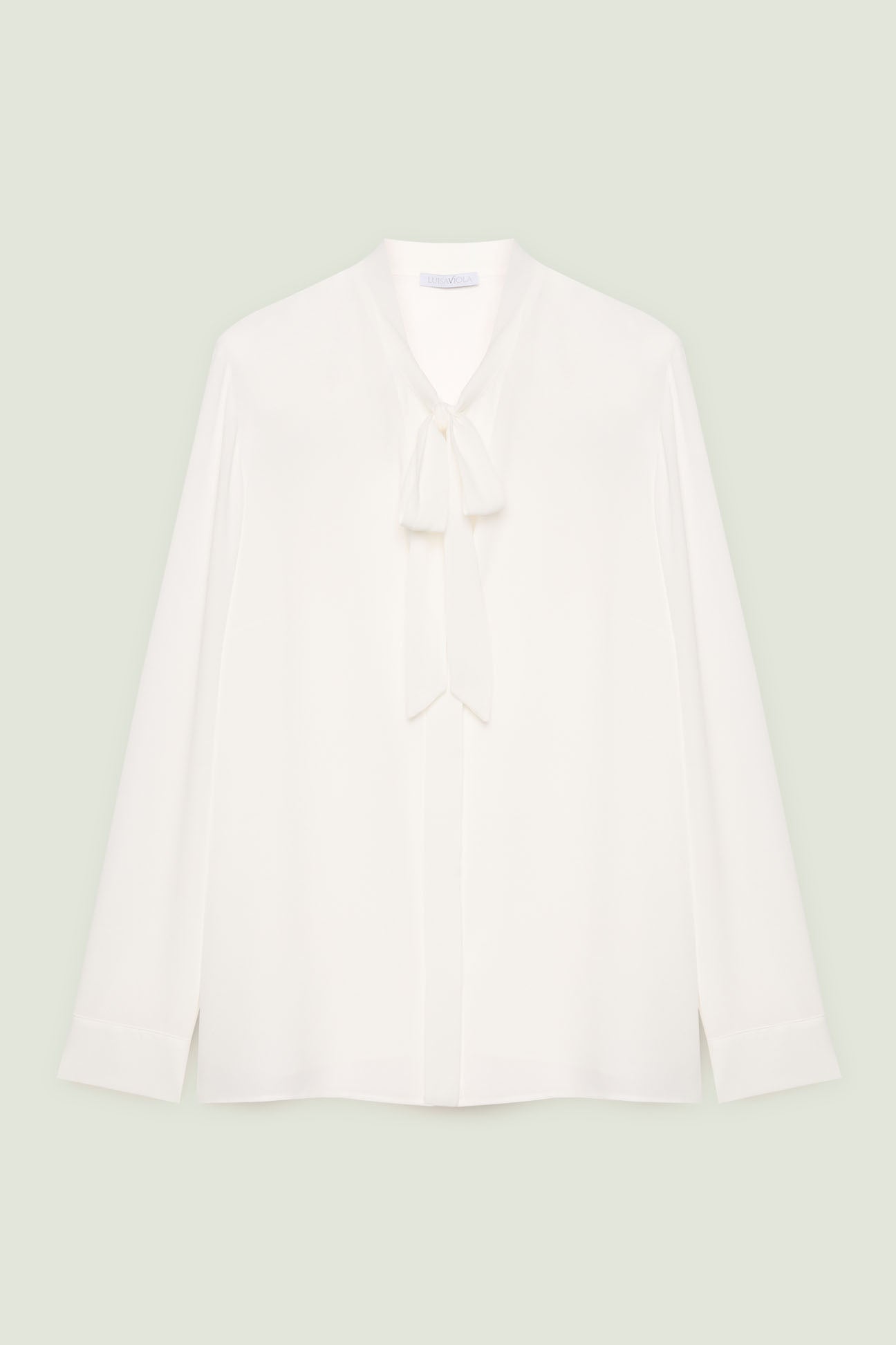 BLUSA IN DOPPIA GEORGETTE CON SCIARPINA