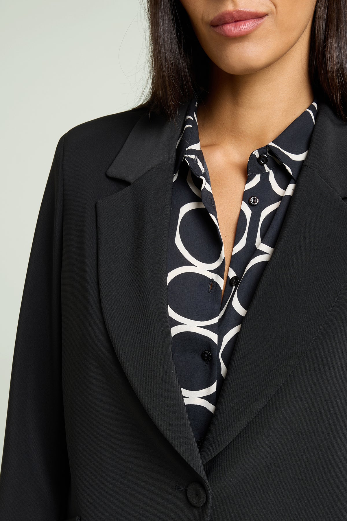 BLAZER IN COMPACT STRETCH