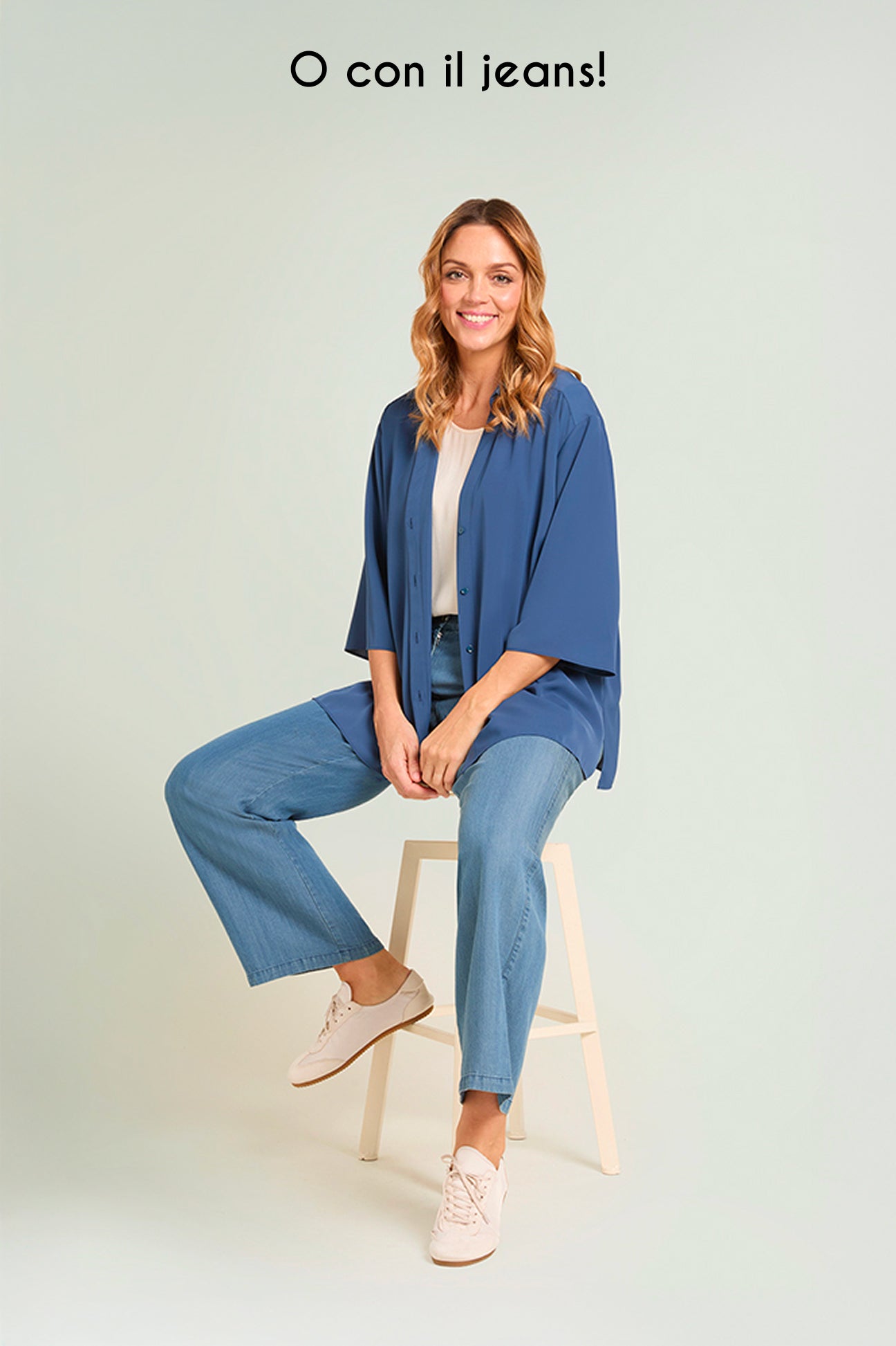 CAMICIA IN TESSUTO FLUIDO SILKY TOUCH