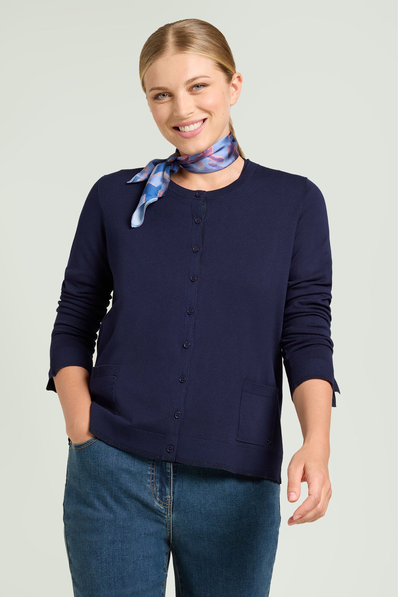 CARDIGAN REBECCA IN VISCOSA COMFORT