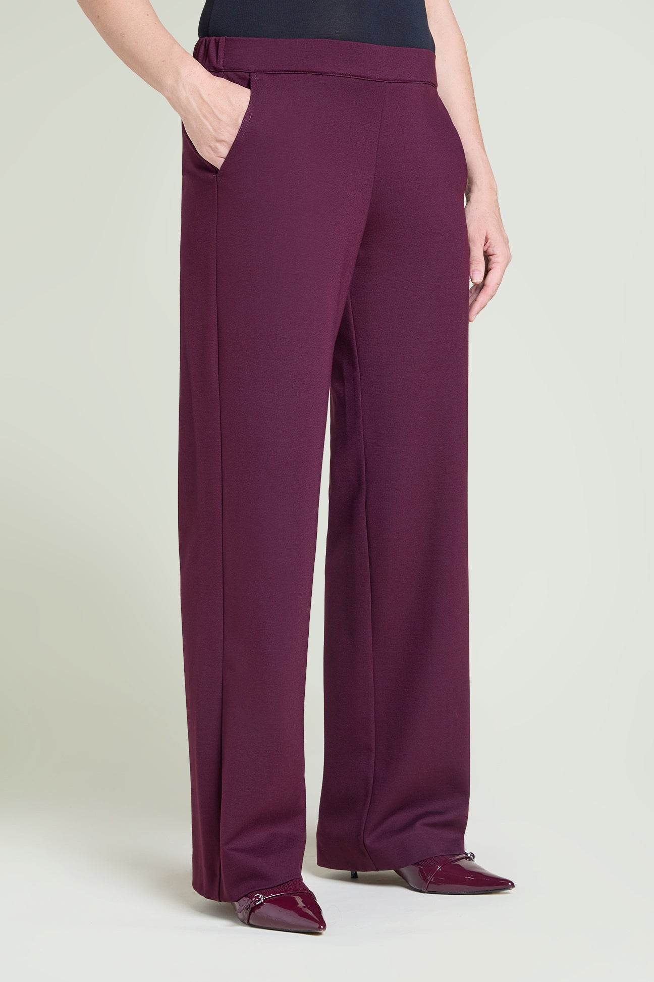 PANTALONI PULL-ON AMPI IN PUNTO MILANO