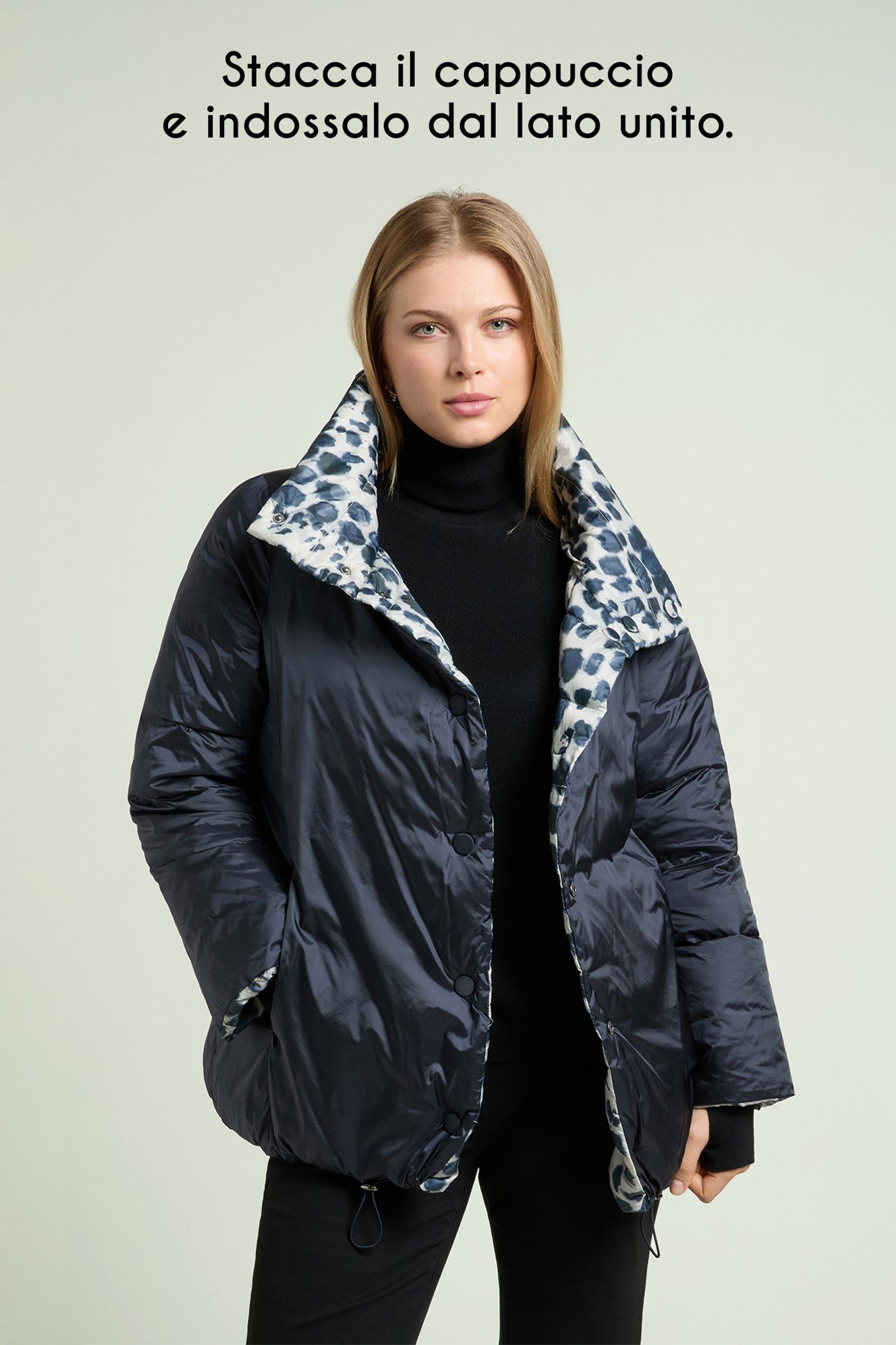 PIUMINO REVERSIBILE CON STAMPA ANIMALIER