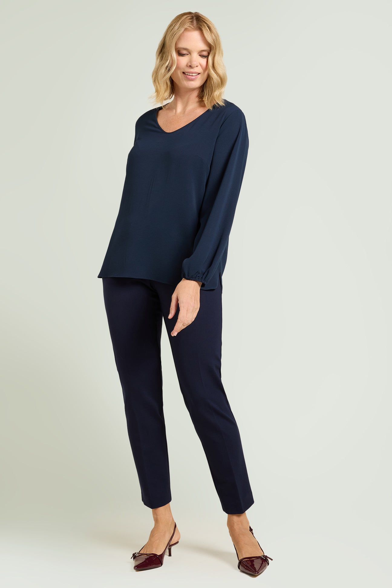 PANTALONI NO HIPS A SIGARETTA IN PUNTO MILANO