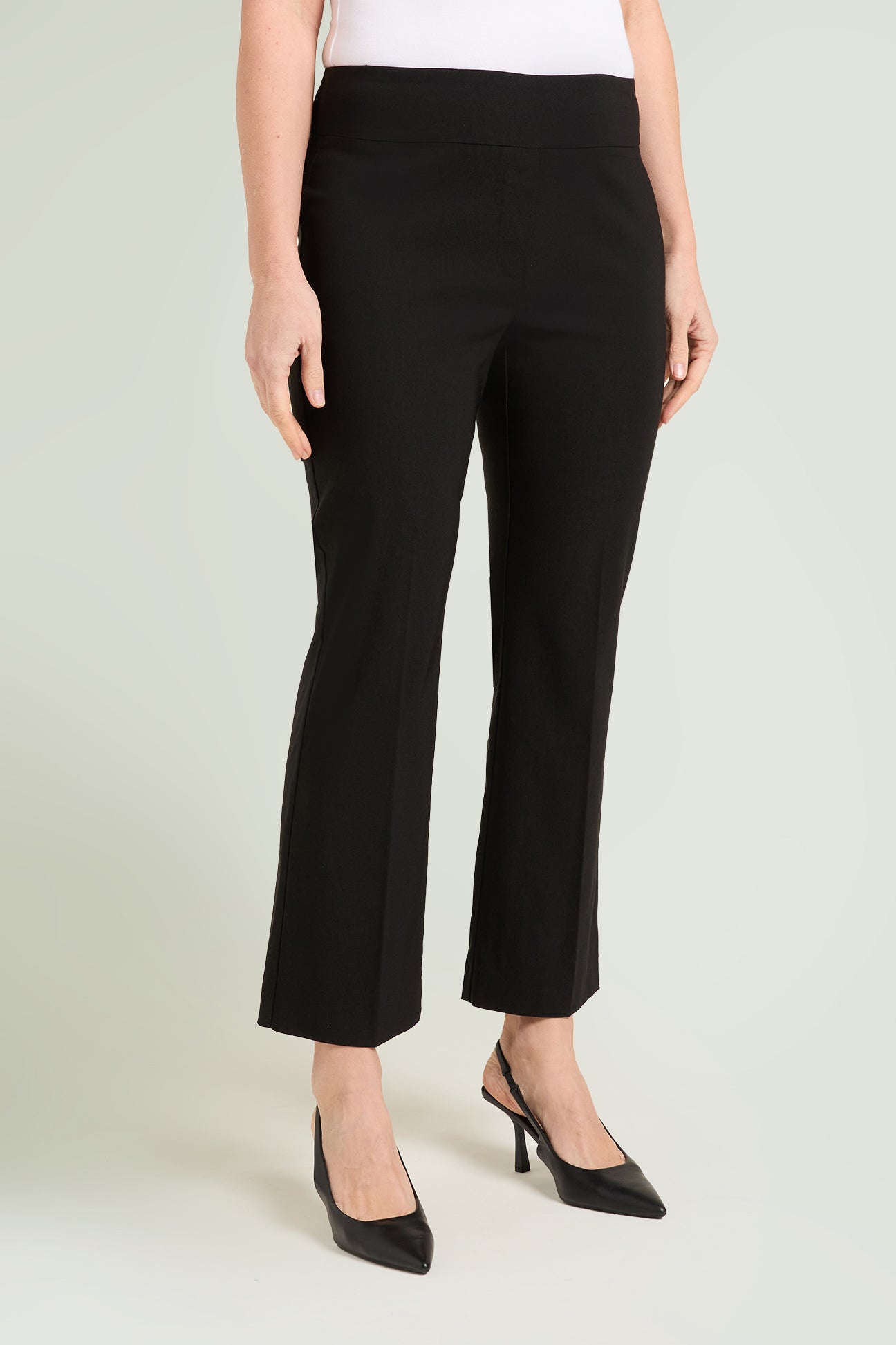 PANTALONI PULL-ON KICK FLARE IN BENGALINA