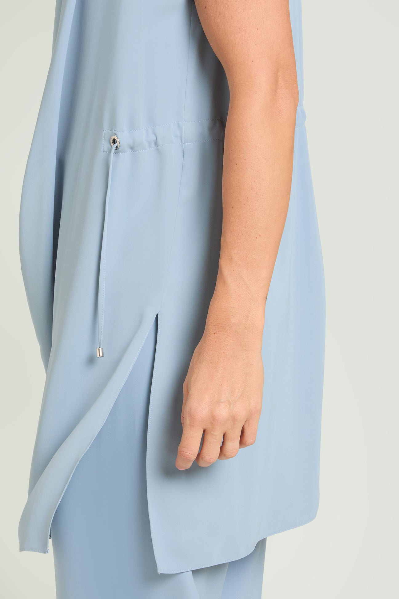 GILET IN TESSUTO FLUIDO SILKY TOUCH