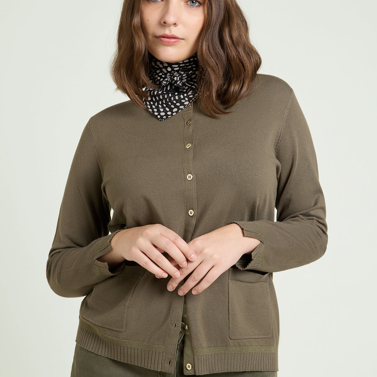 CARDIGAN IN VISCOSA COMFORT