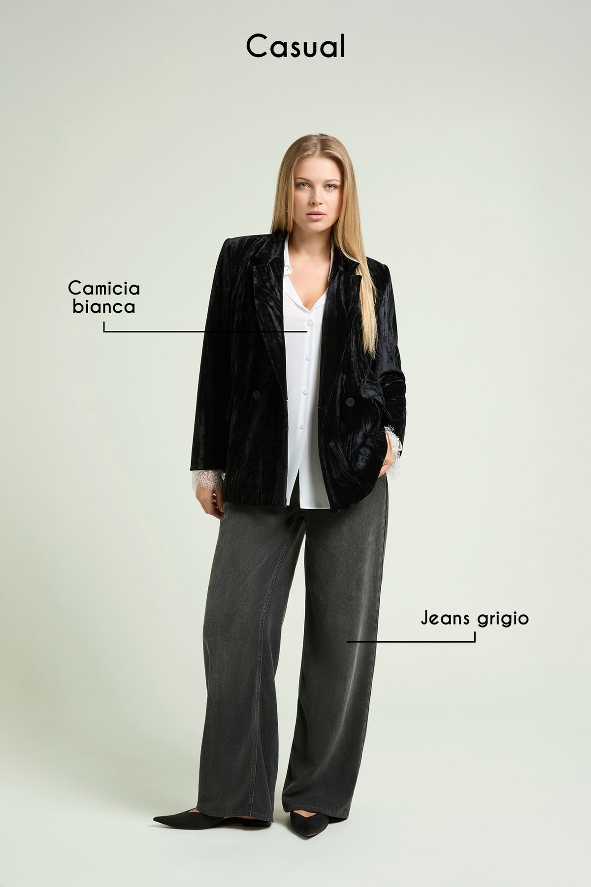 BLAZER IN VELLUTO FROISSE'