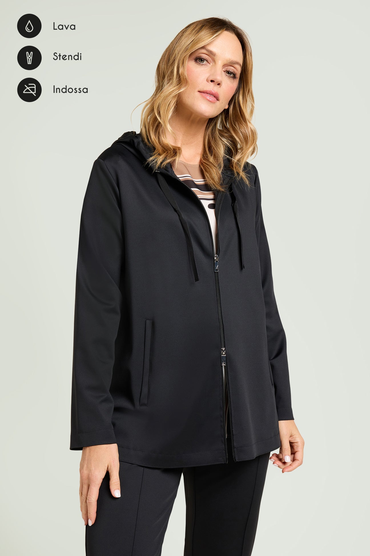 CABAN IN TECNO-STRETCH