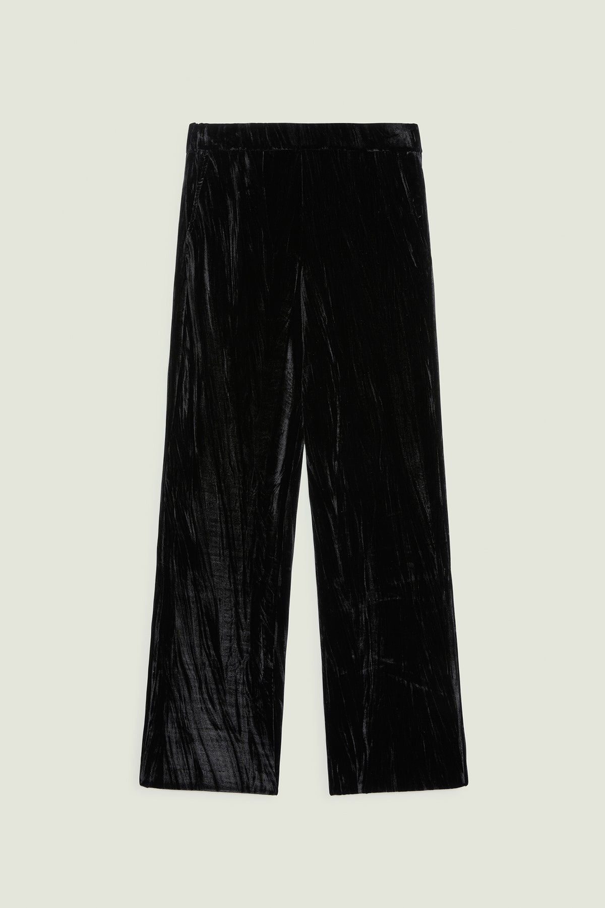 PANTALONI PULL-ON IN VELLUTO FROISSE'
