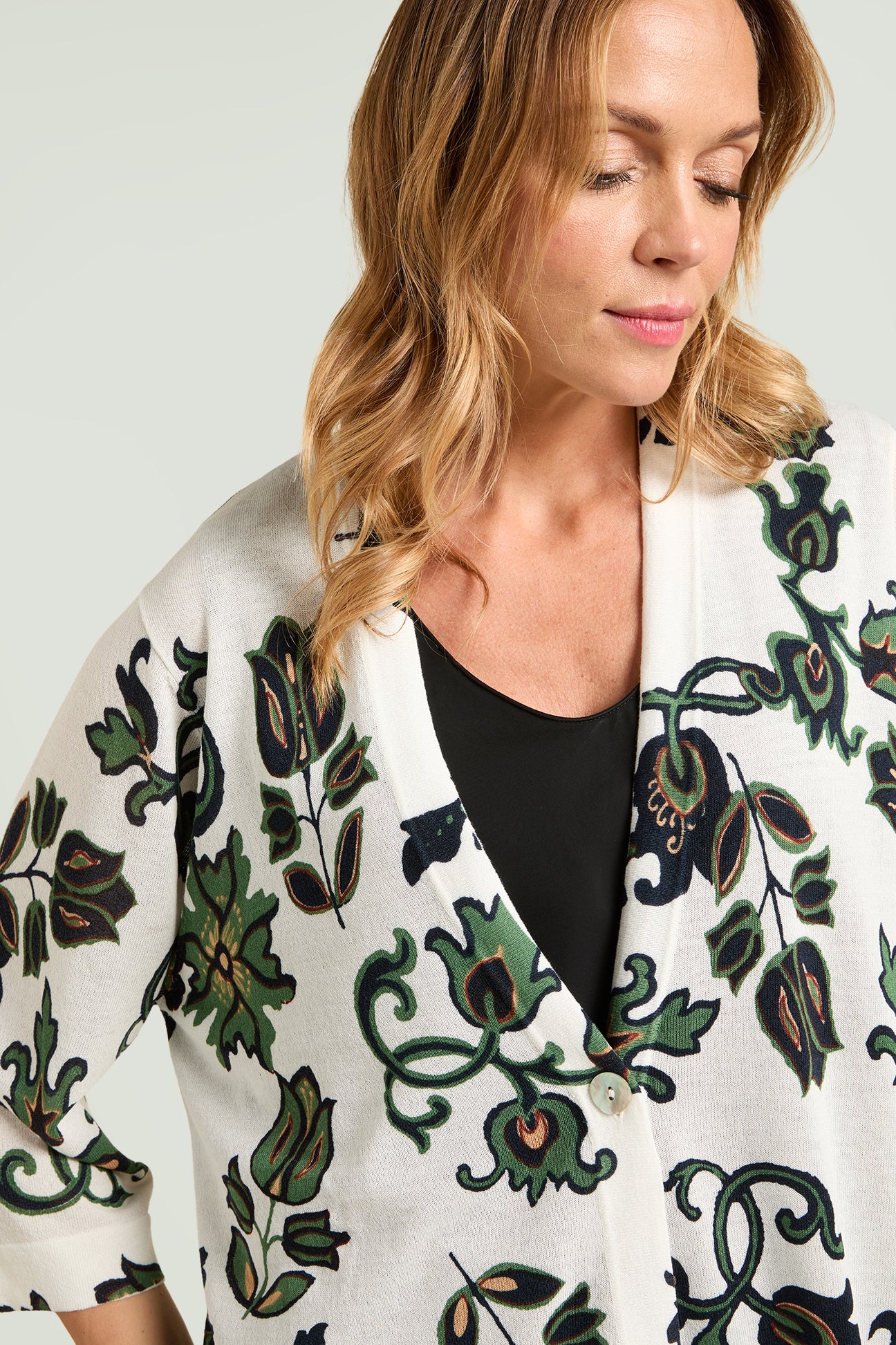 CARDIGAN STAMPATO