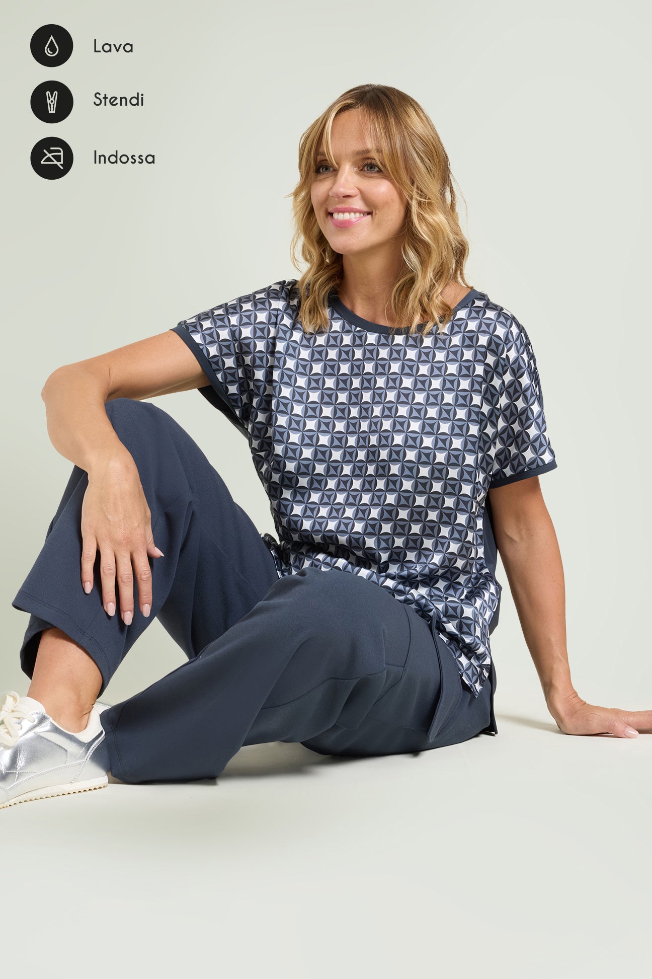 BLUSA STAMPATA