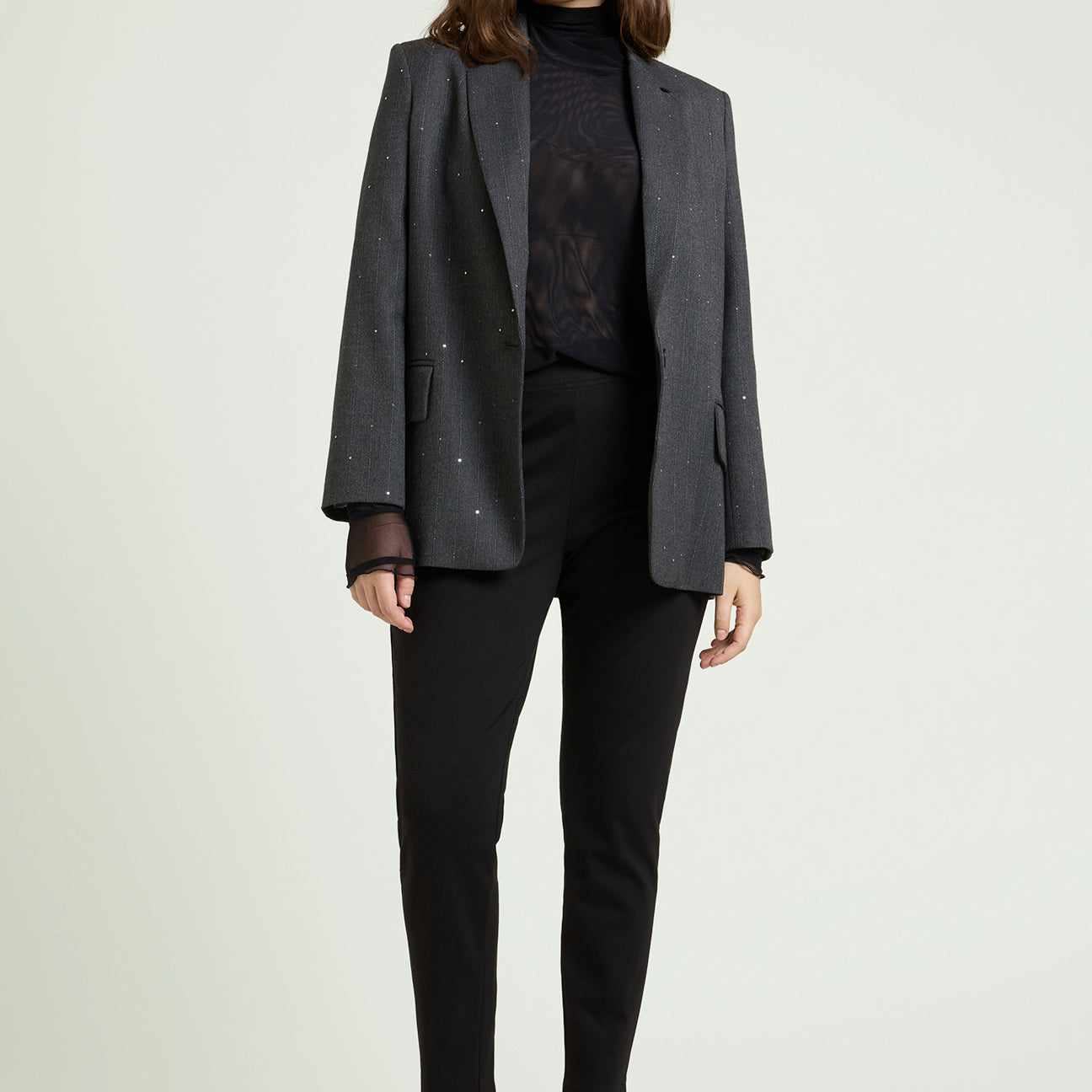 PANTALONI PULL-ON SKINNY IN PUNTO MILANO