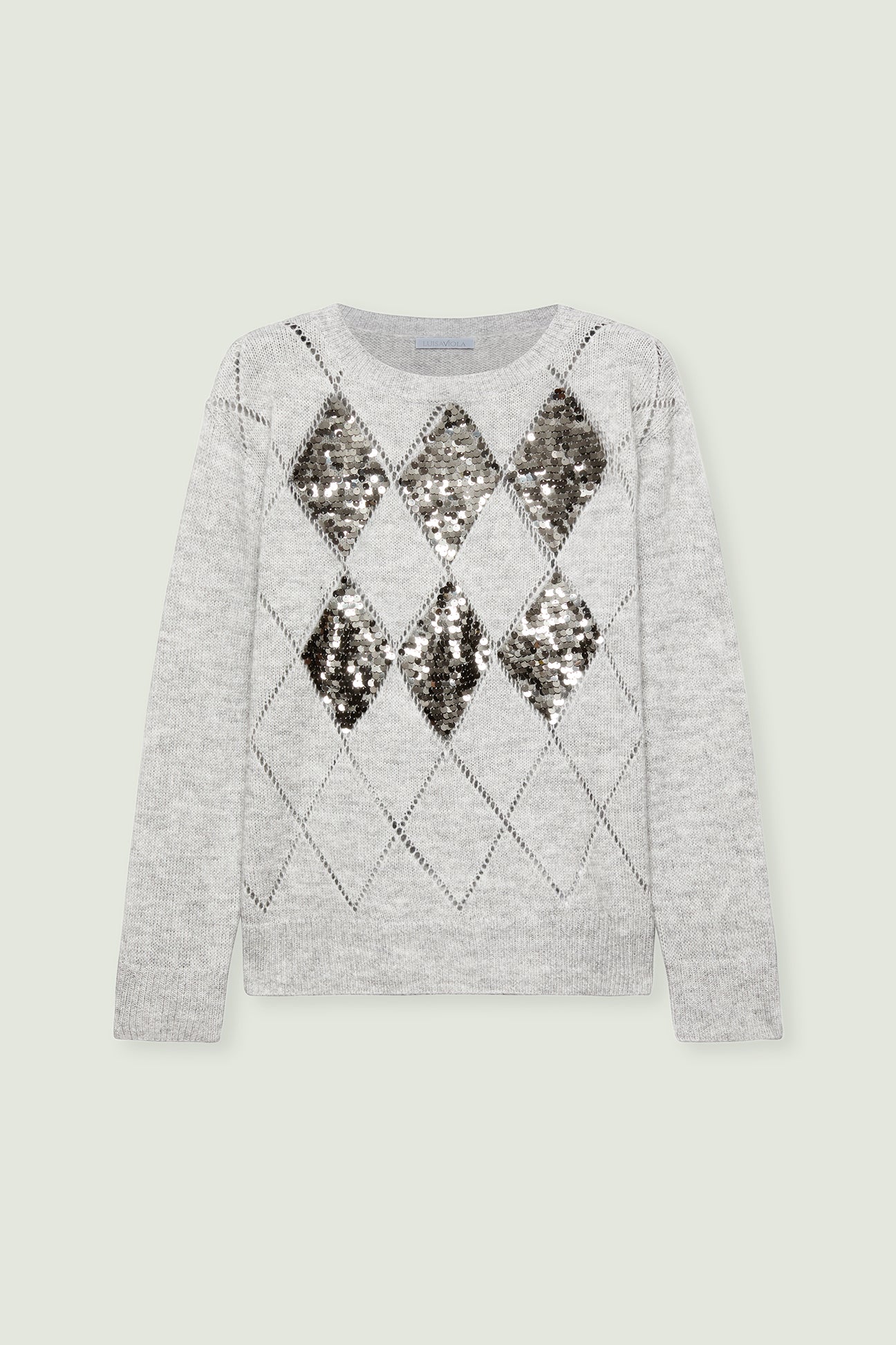 MAGLIA ARGYLE CON PAILLETTES