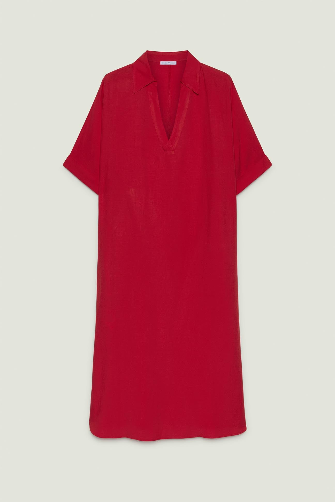ABITO POLO IN LINO-VISCOSA