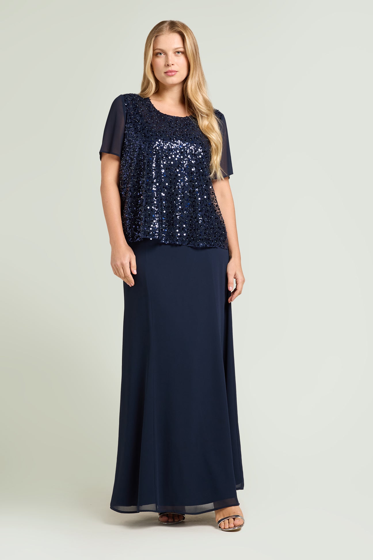 COMPLETO TRE PEZZI IN GEORGETTE