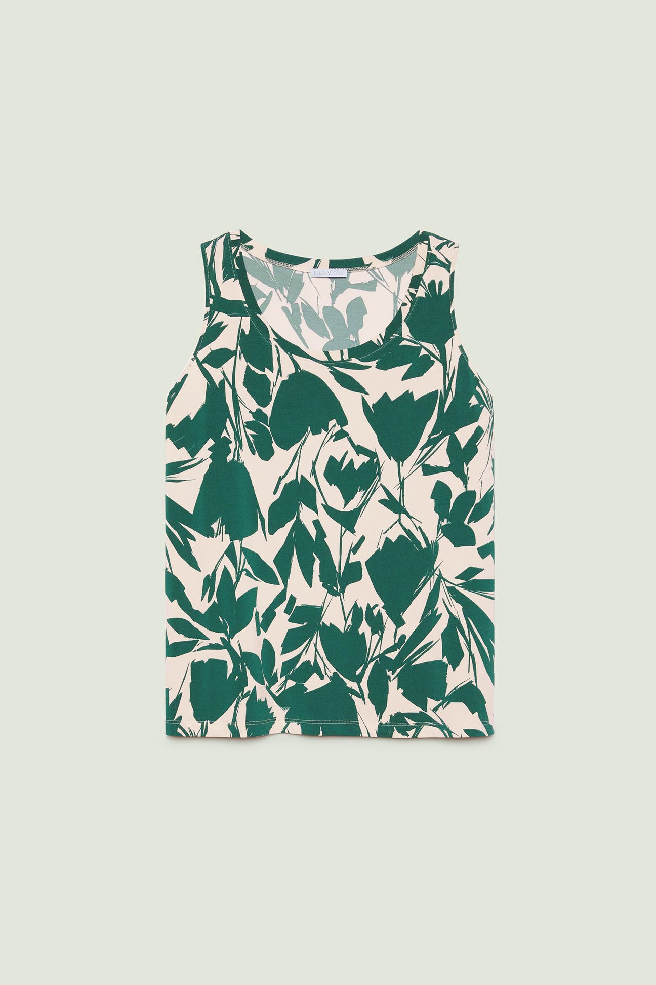 TOP IN JERSEY STAMPATO