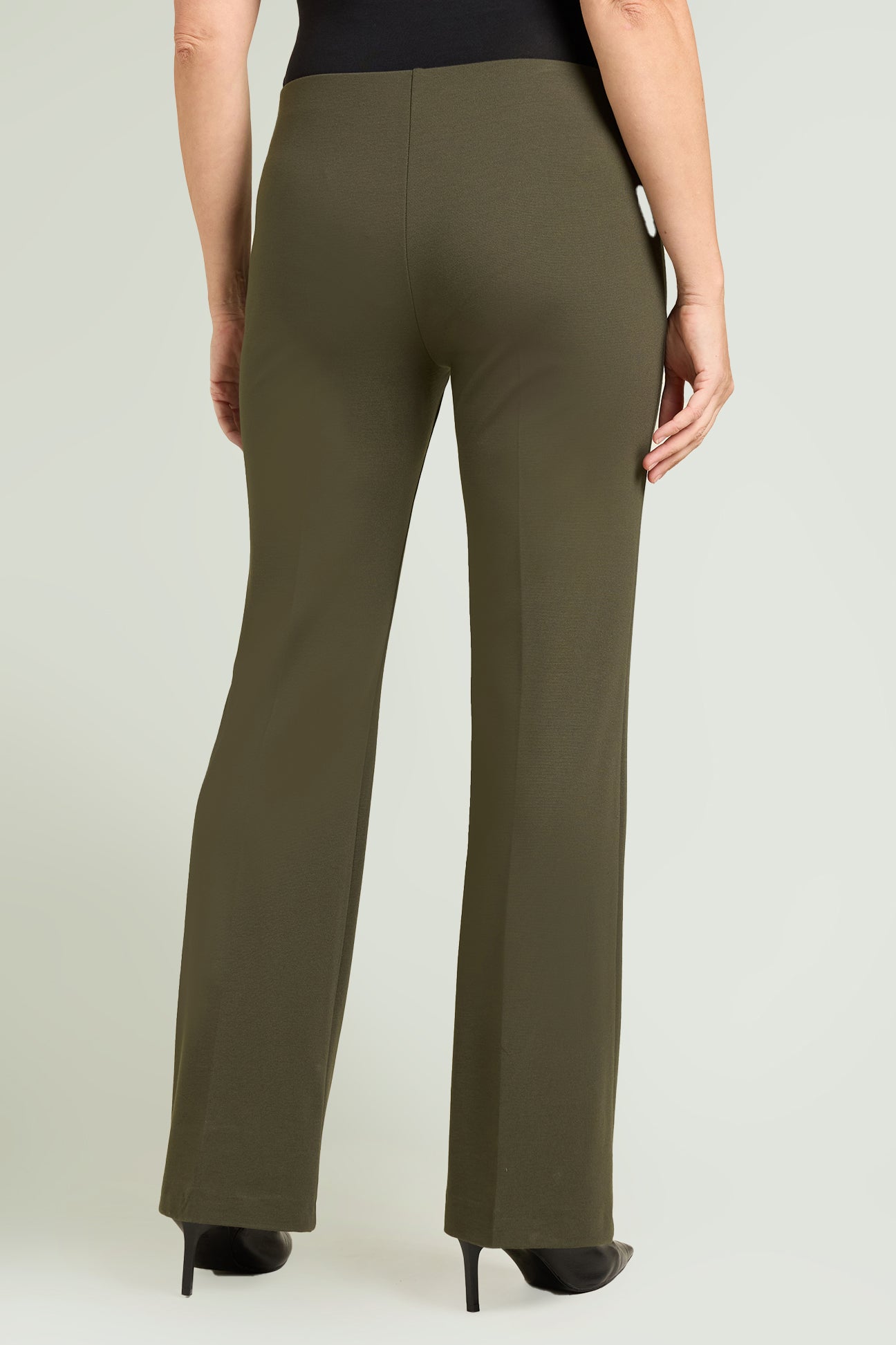 PANTALONI PULL-ON FLARE IN PUNTO MILANO