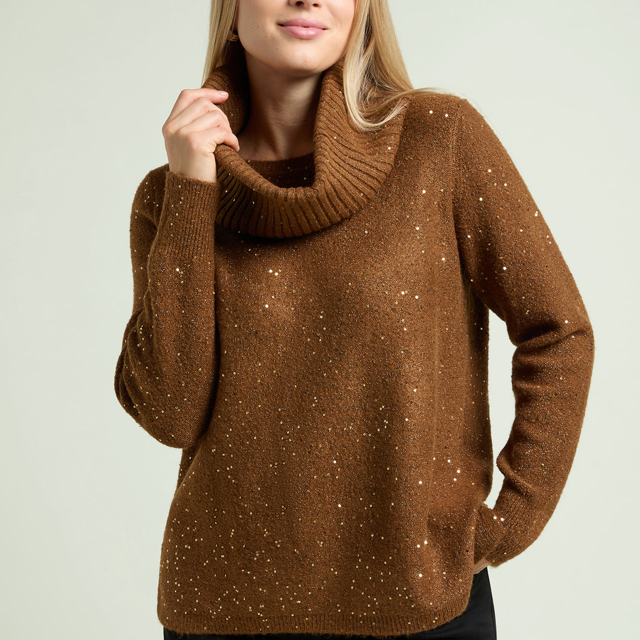 MAGLIA FULL PAILLETTES