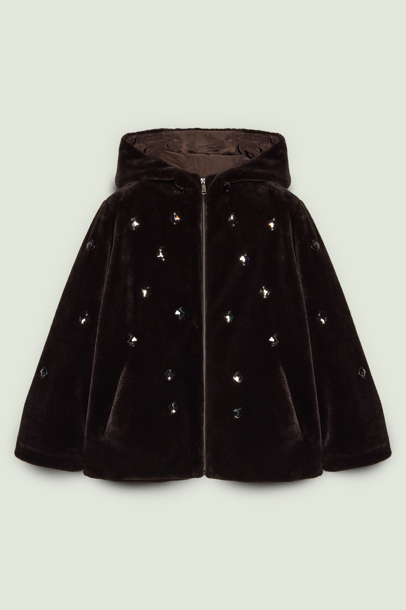 GIACCONE SOFT-TOUCH RICAMATO A MANO