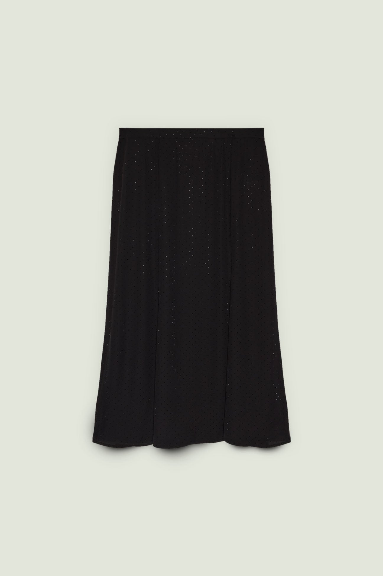 GONNA LUNGA IN GEORGETTE FULL-STRASS