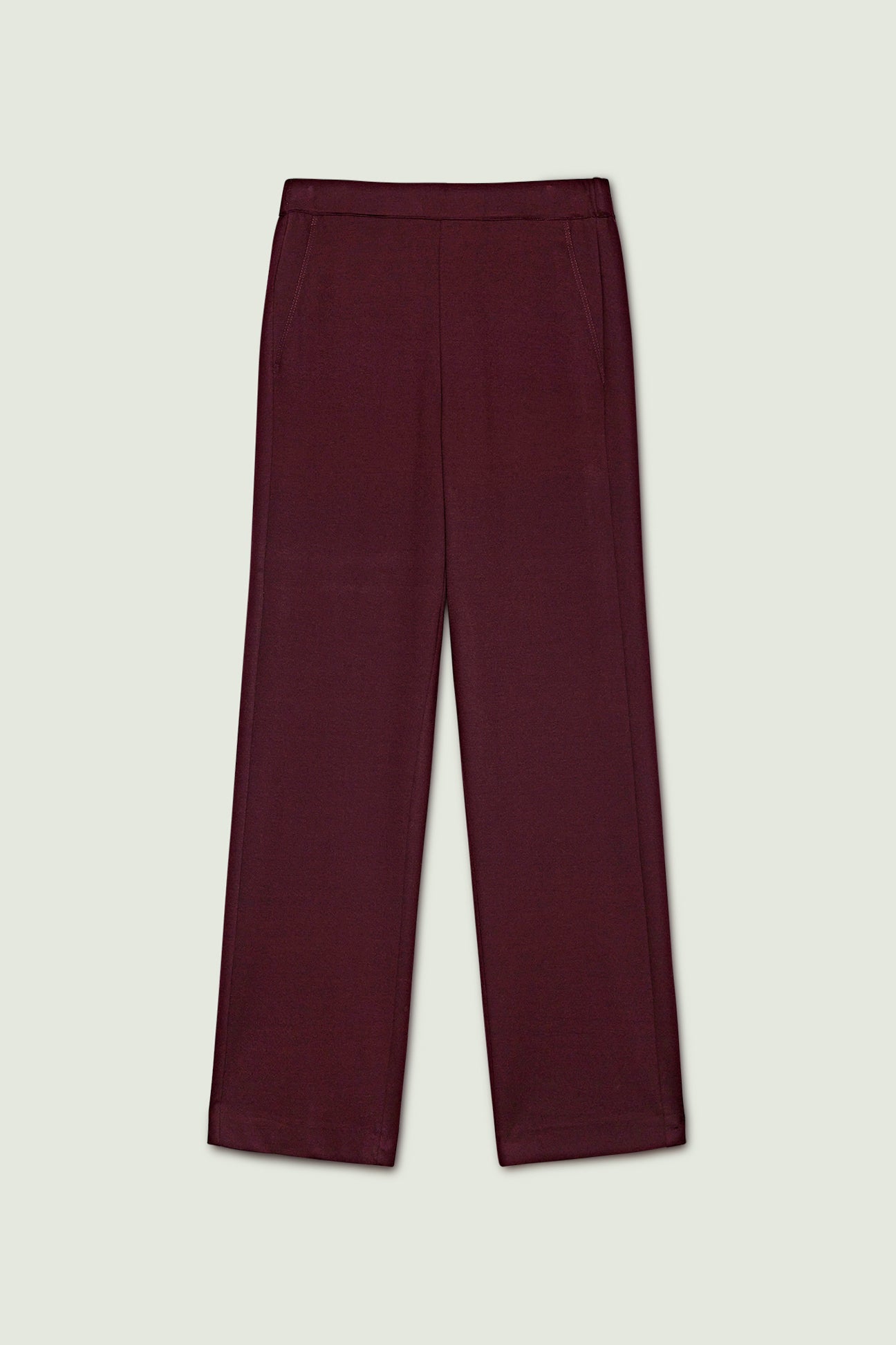 PANTALONI PULL-ON WIDE LEG IN PUNTO MILANO