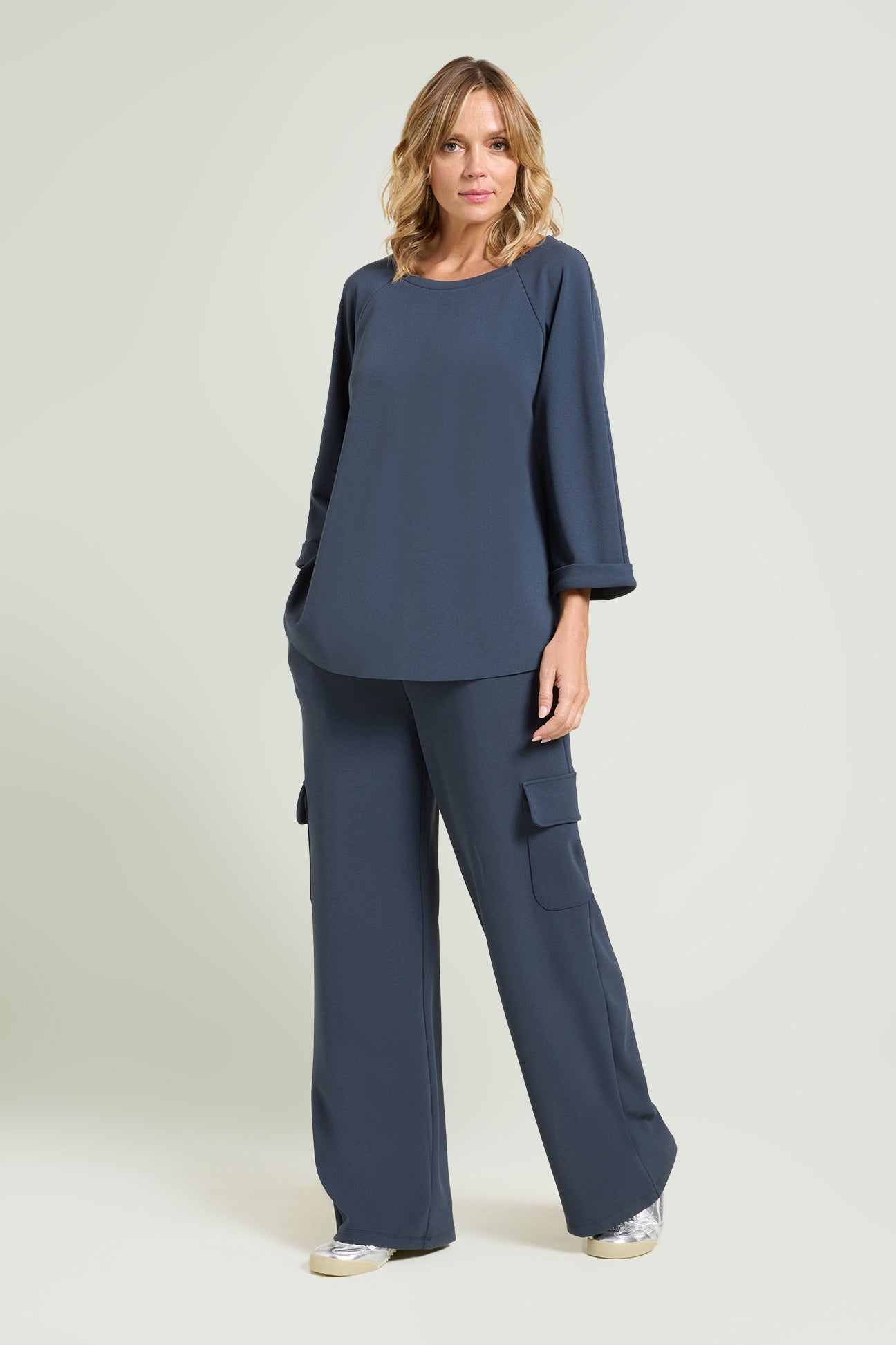 FELPA IN SCUBA CREPE