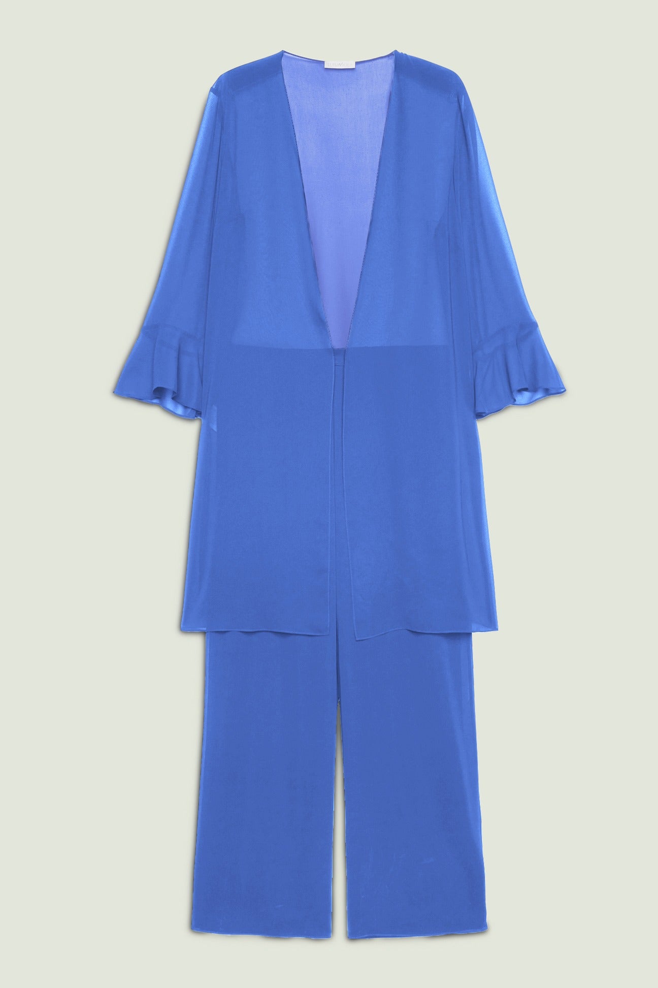 SPOLVERINO E PANTALONE IN GEORGETTE