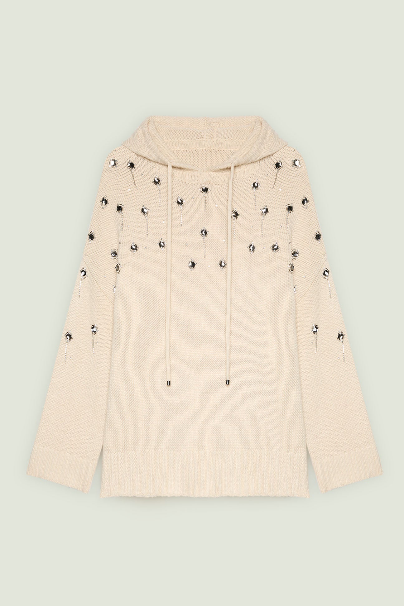 MAGLIA JOGGER RICAMATA A MANO