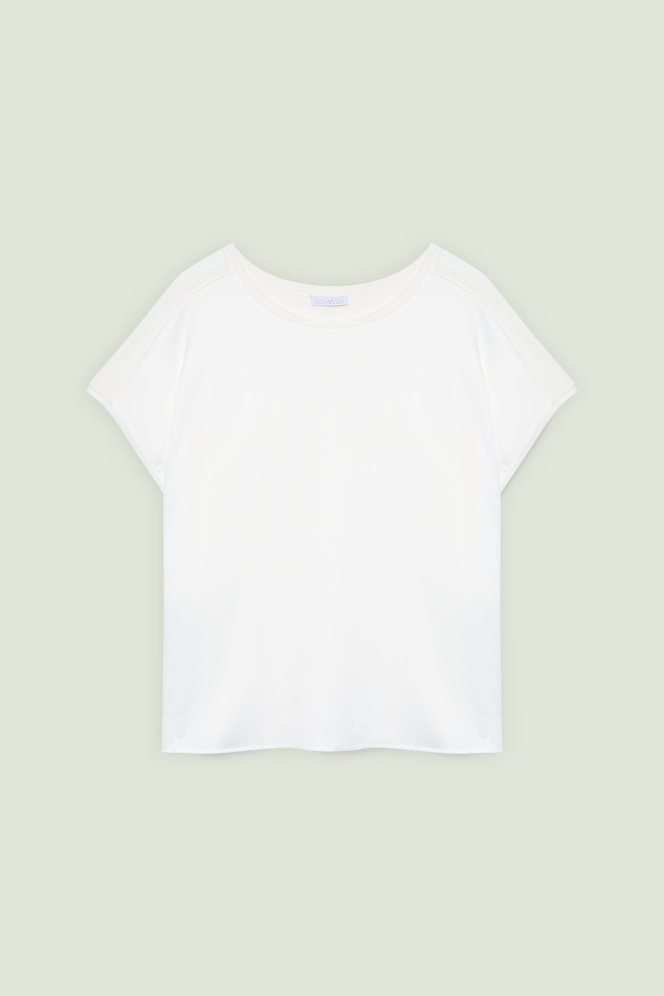 T-SHIRT IN RASO E JERSEY