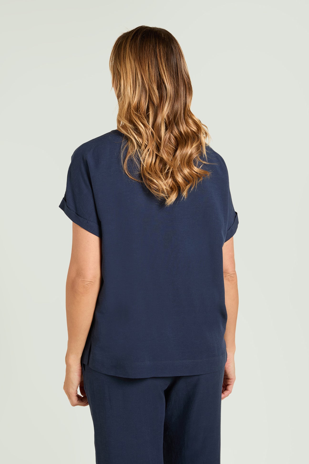BLUSA IN LINO-VISCOSA