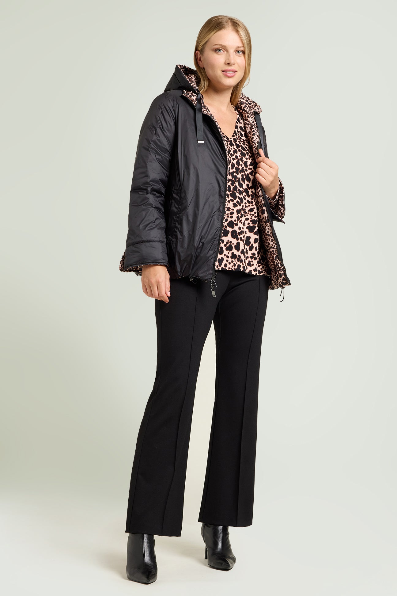 MAGLIA CON STAMPA ANIMALIER