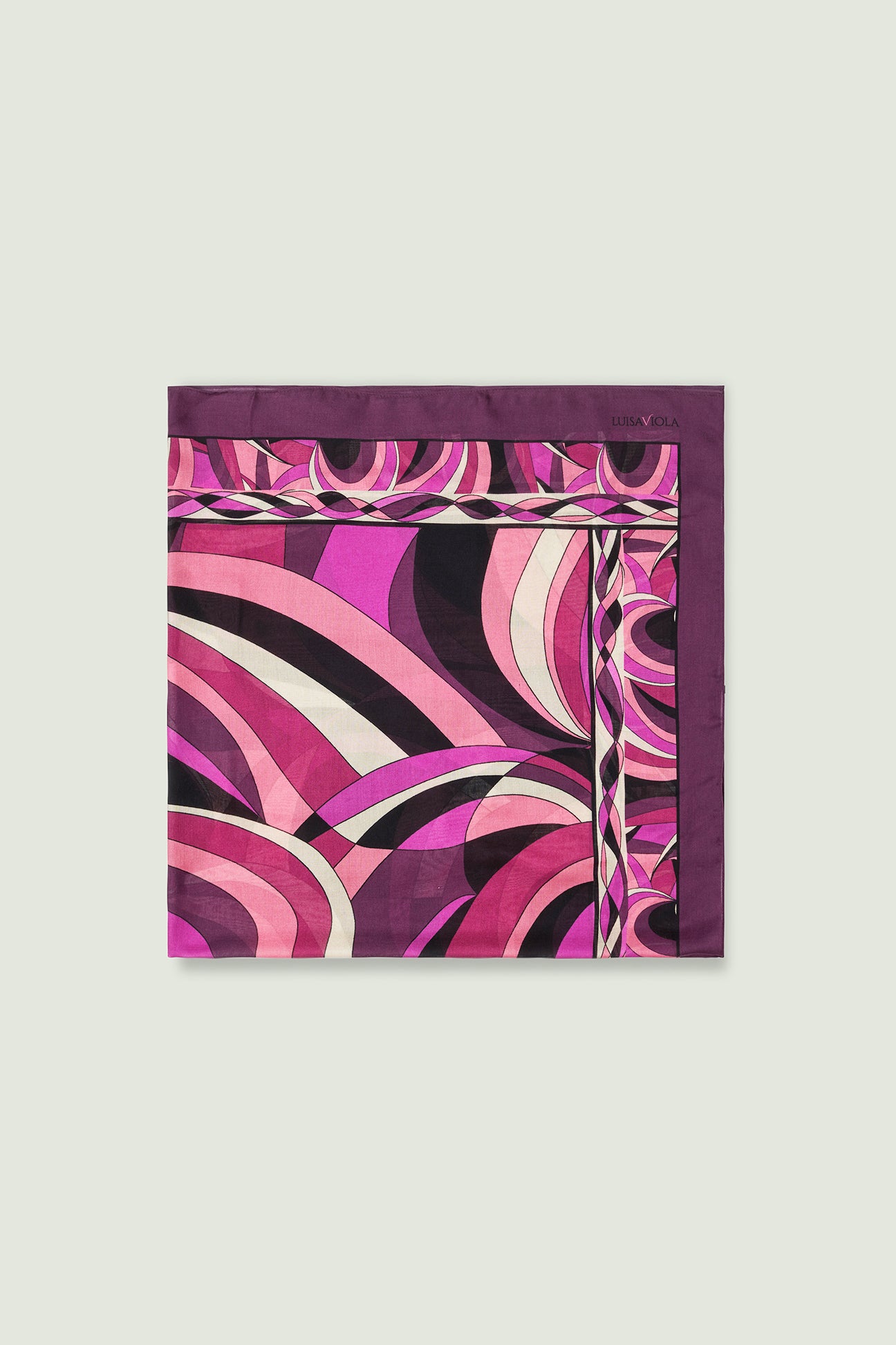 SCIARPA-FOULARD STAMPATA