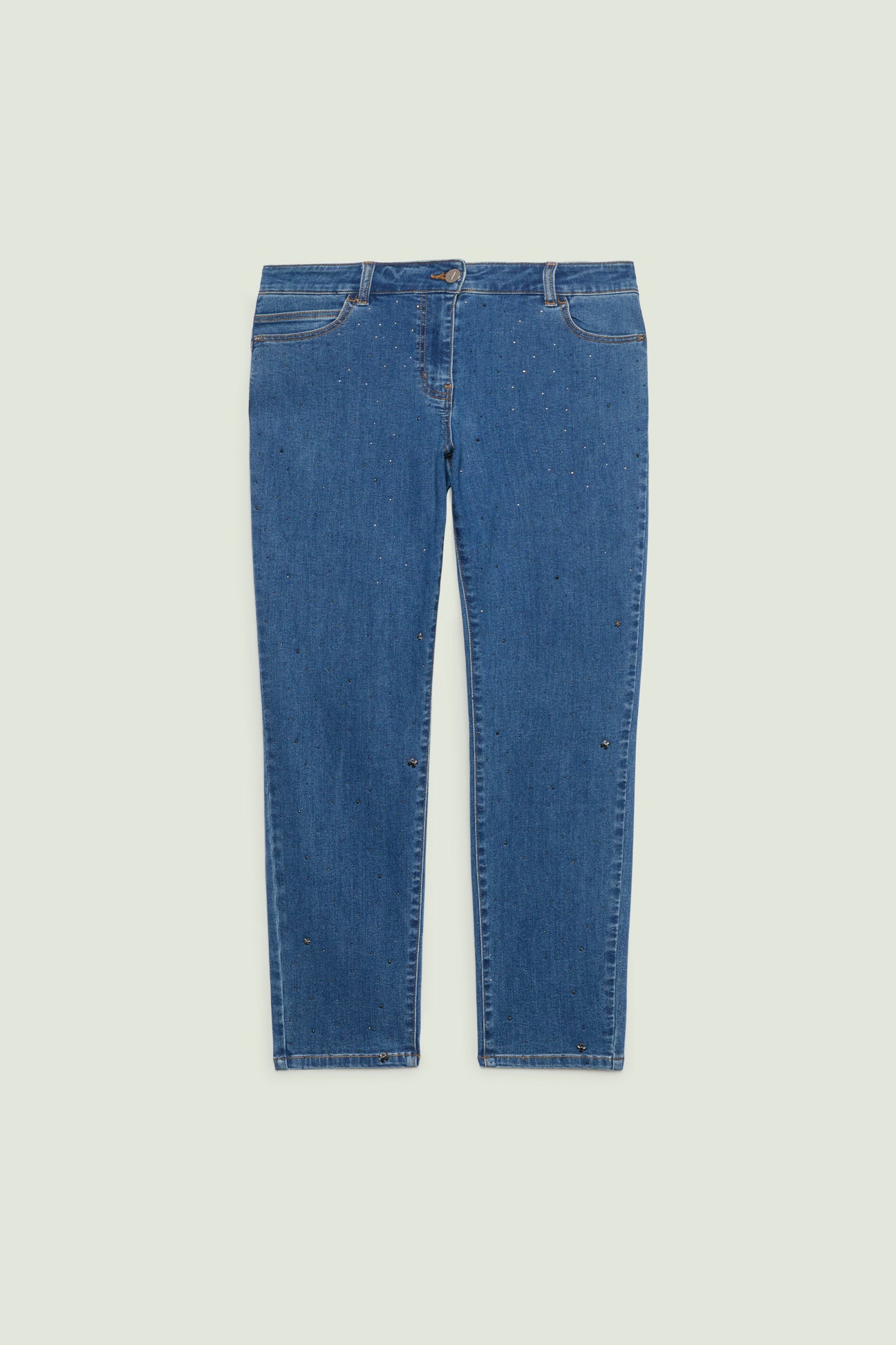 JEANS SKINNY CON PUNTI LUCE