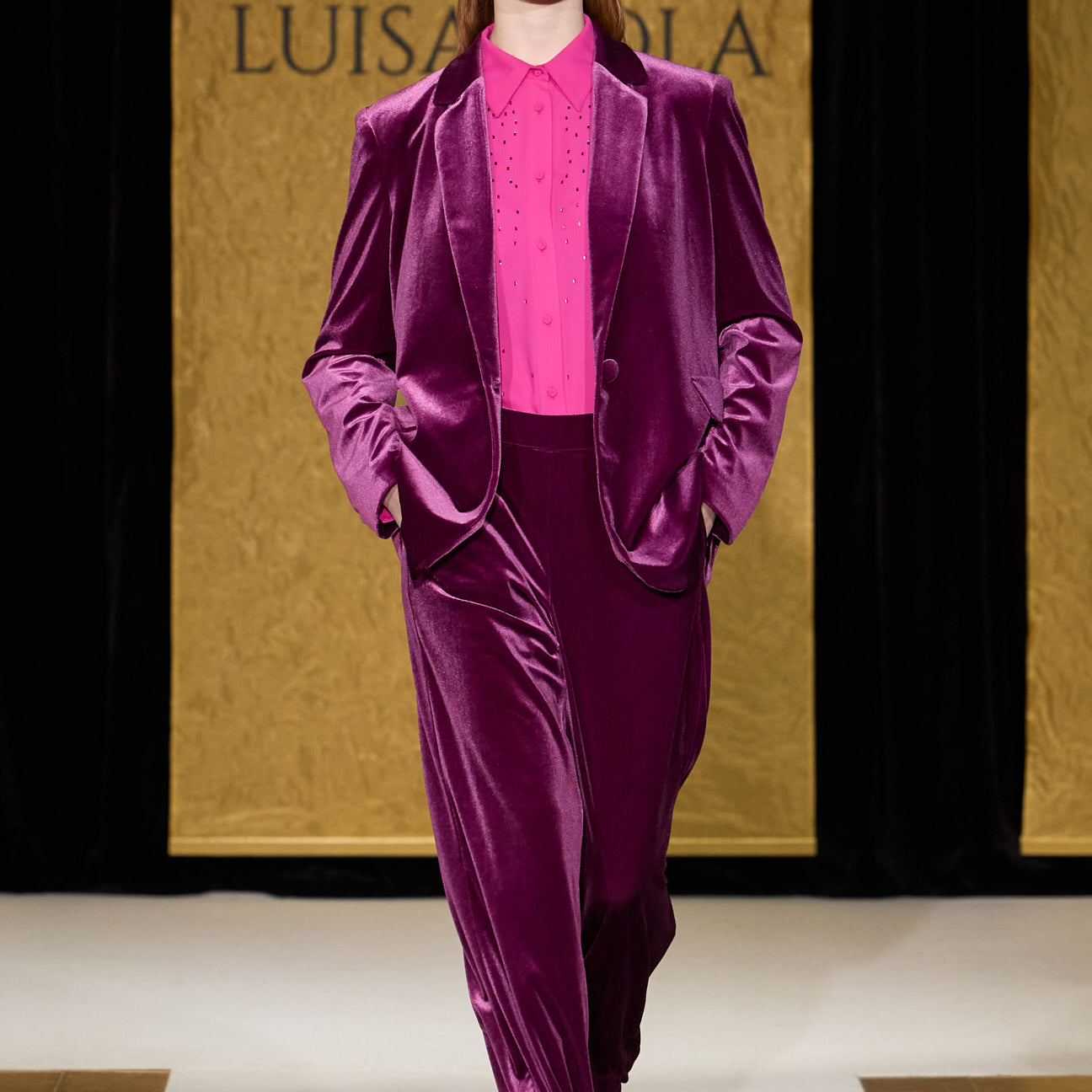 BLAZER IN VELLUTO STRETCH