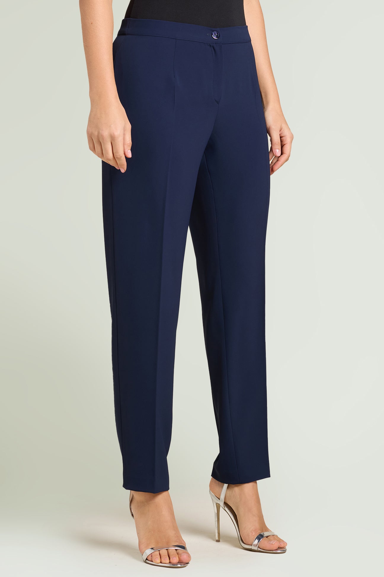 PANTALONI A SIGARETTA IN CADY