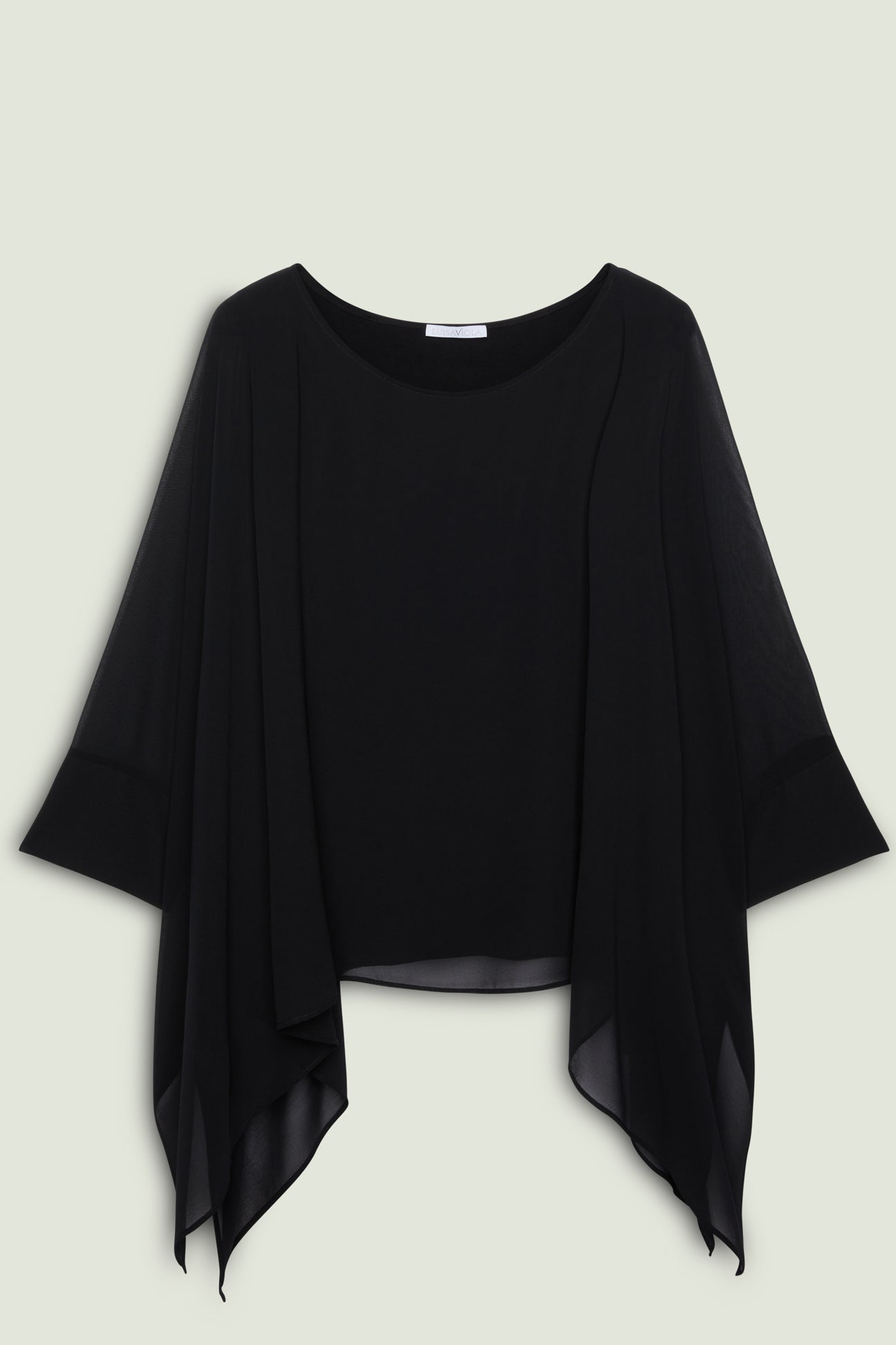PONCHO IN GEORGETTE