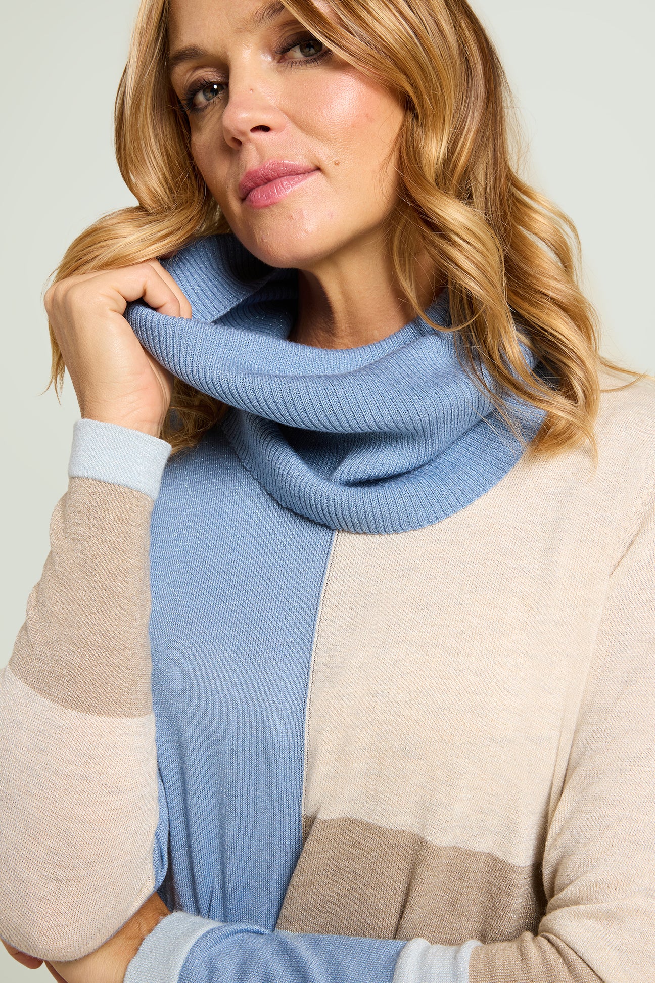 MAGLIA SHINY COLOR BLOCK