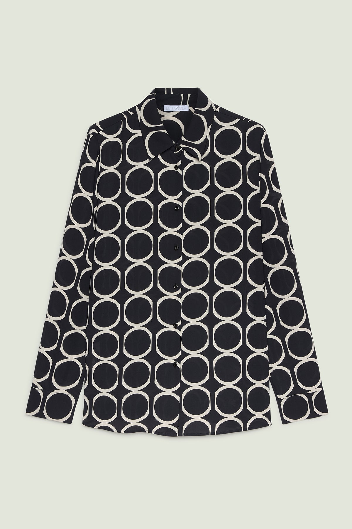 CAMICIA STAMPATA IN DOPPIA GEORGETTE