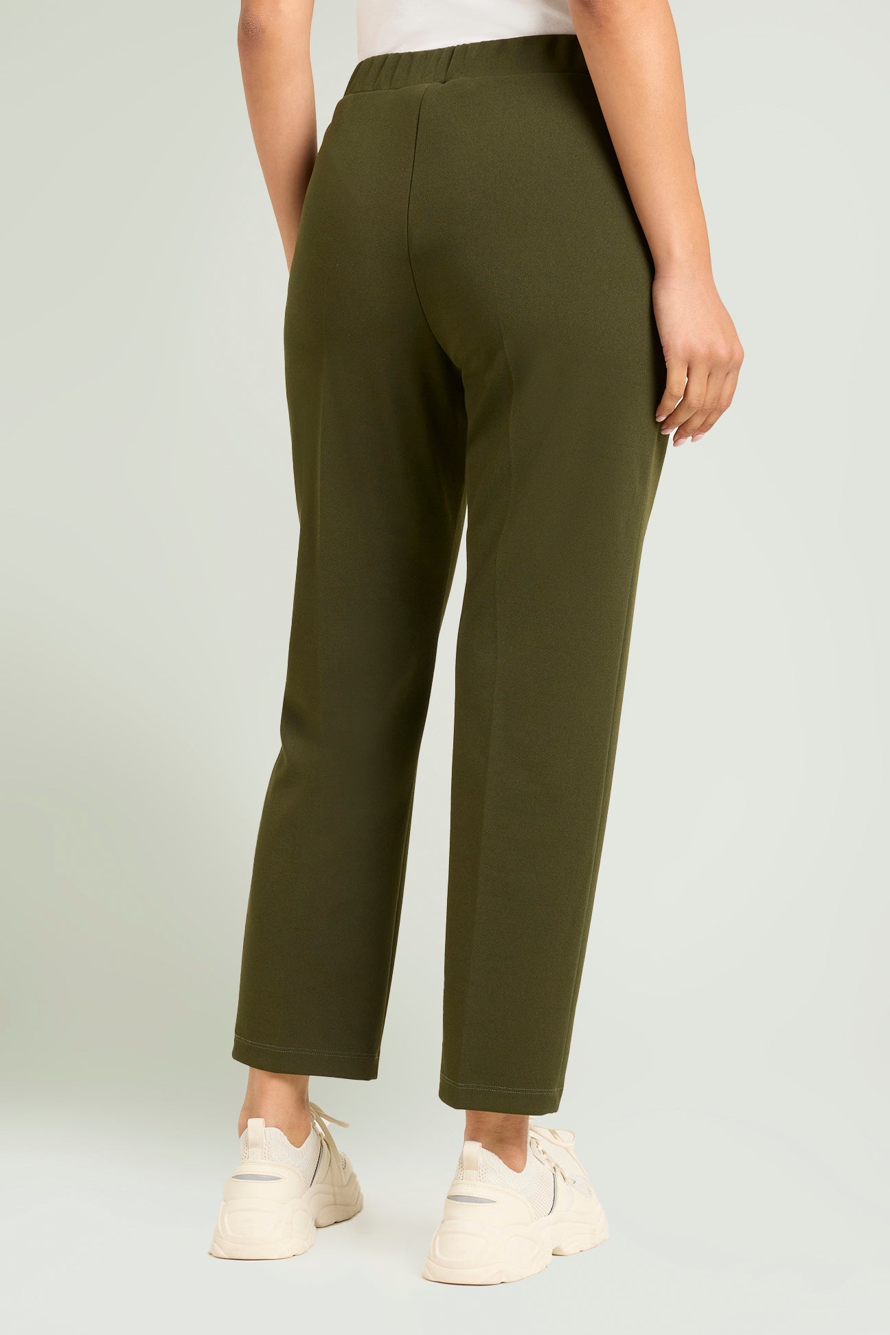PANTALONI PULL-ON JOGGER IN SCUBA CREPE