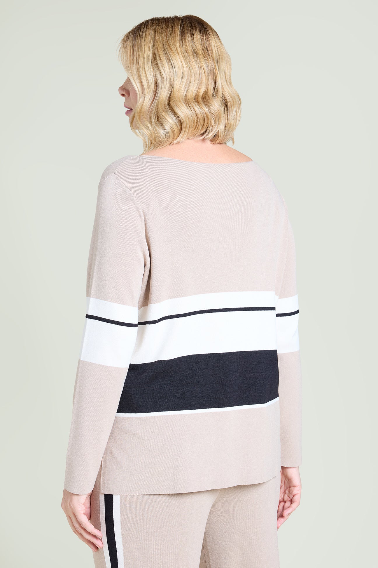MAGLIA A RIGHE COLOR BLOCK