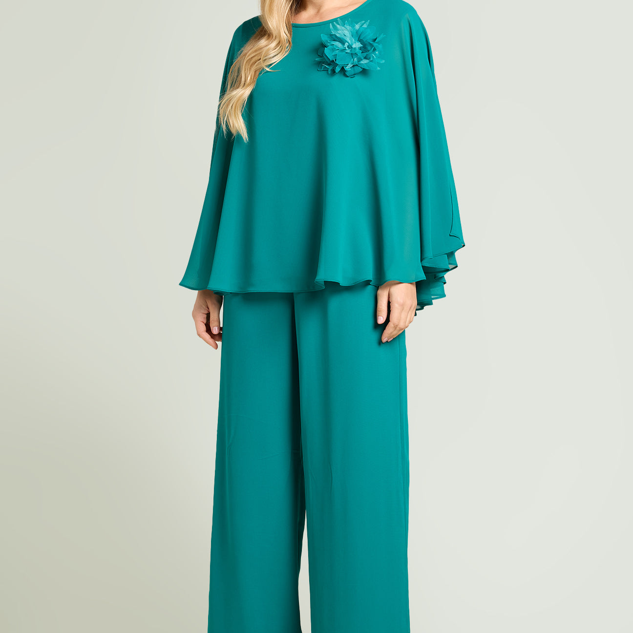 BLUSA E PANTALONE IN GEORGETTE