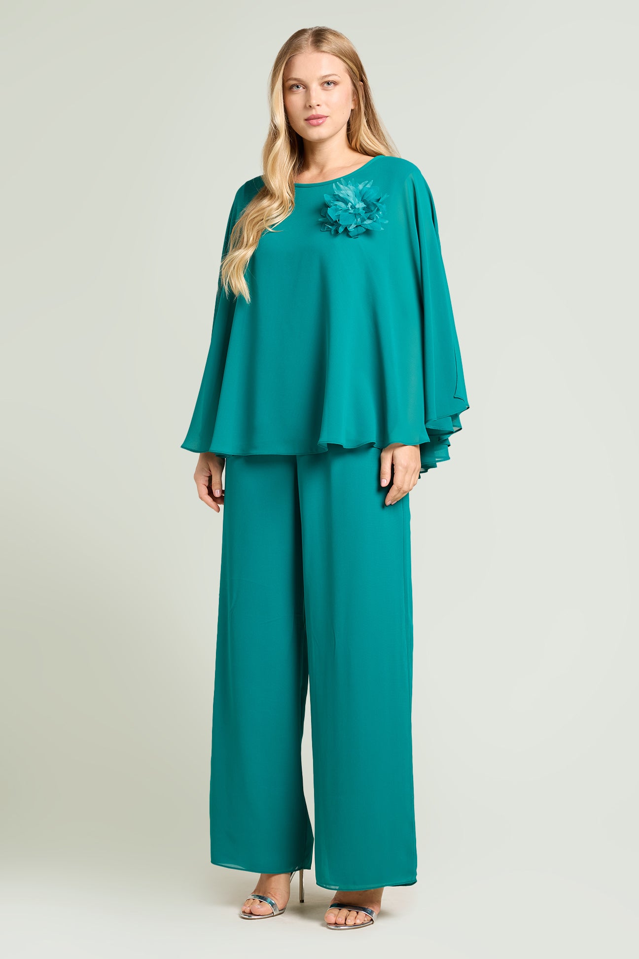 BLUSA E PANTALONE IN GEORGETTE