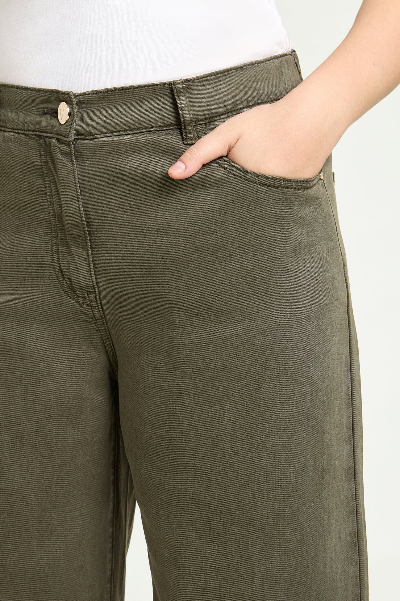 PANTALONI 5 TASCHE WIDE LEG