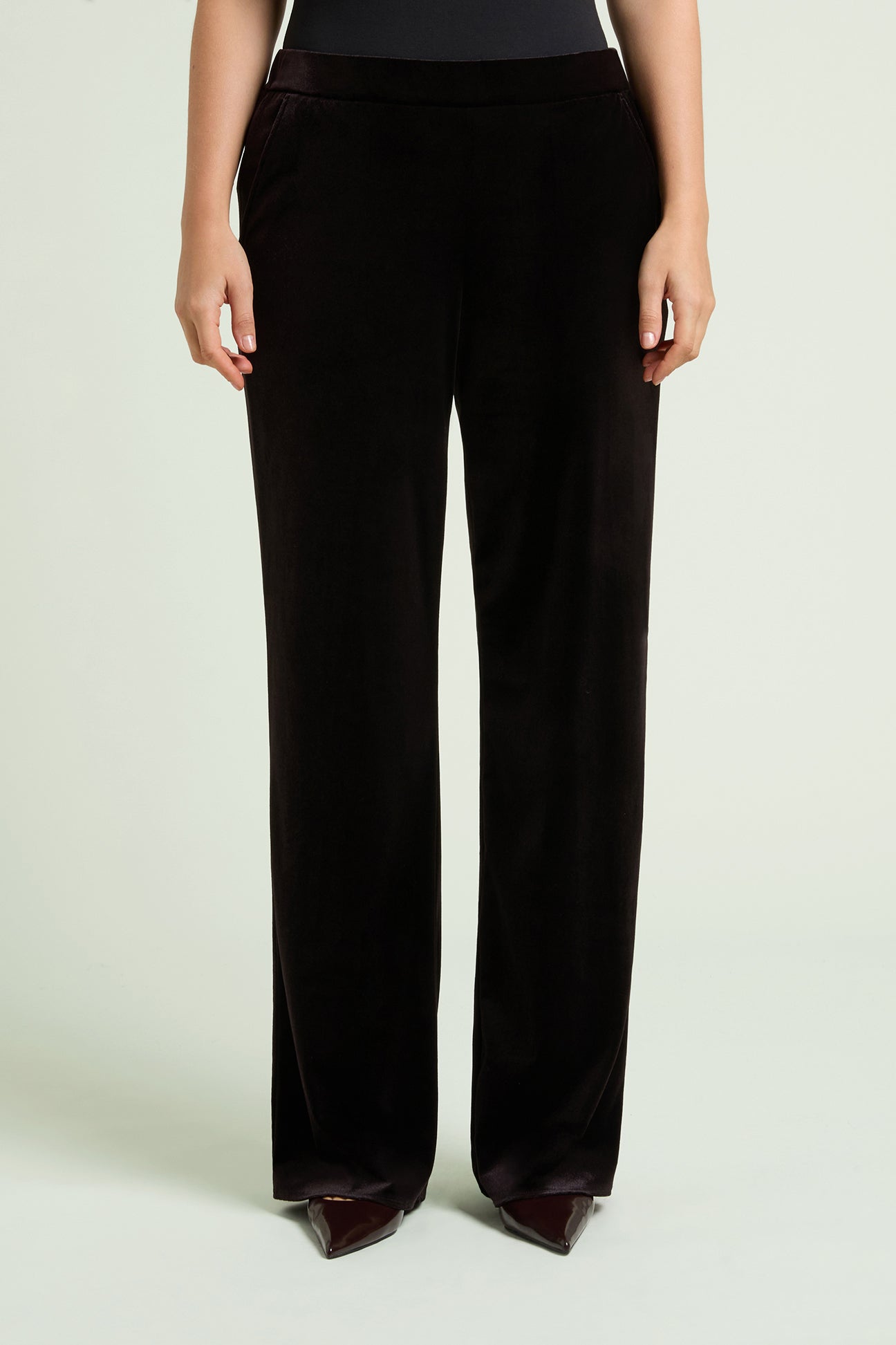 PANTALONI PULL-ON IN VELLUTO