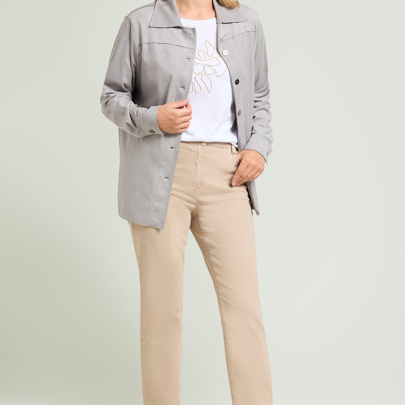 PANTALONI CINQUE TASCHE IN WINTER DRILL