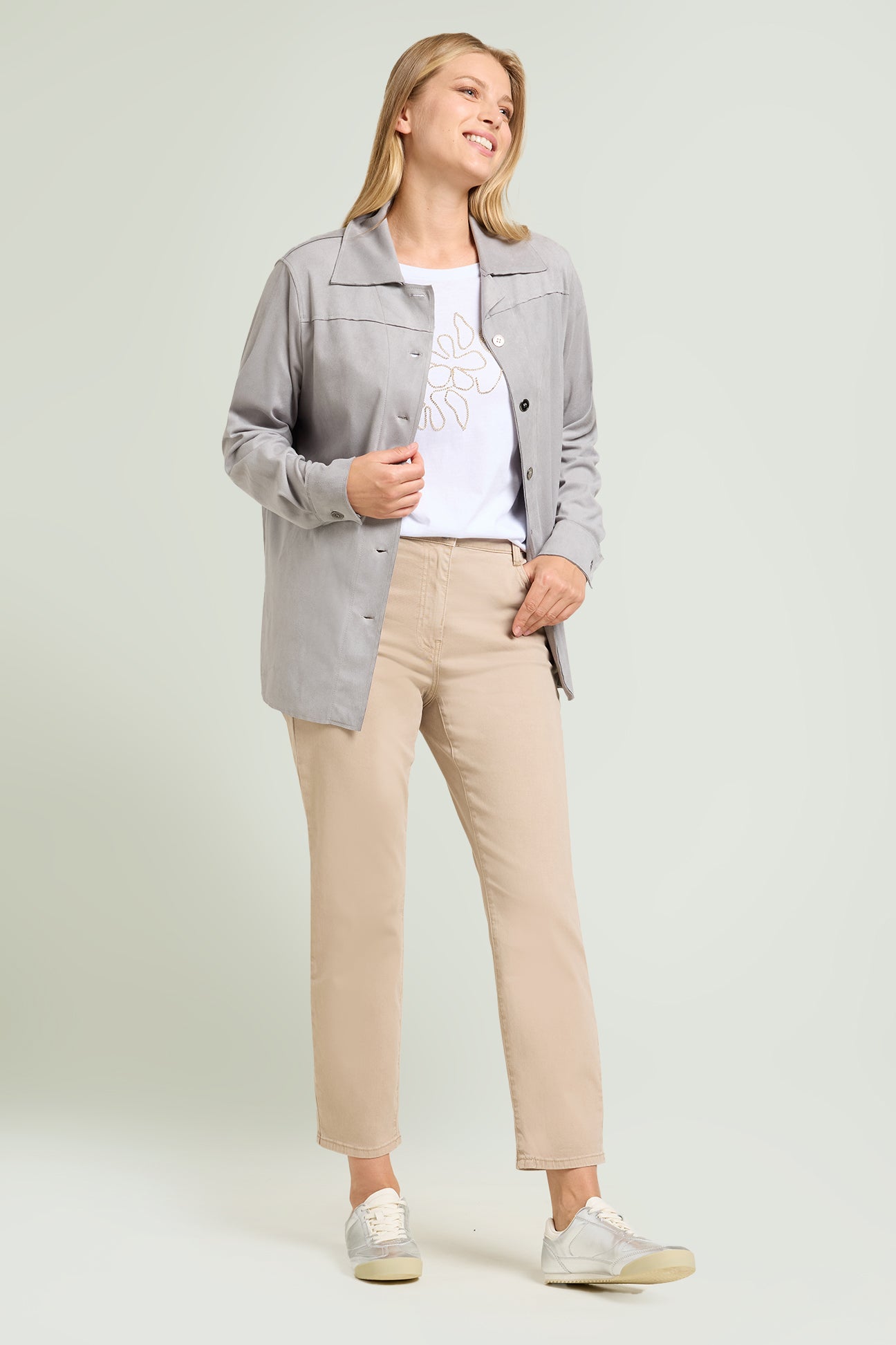 PANTALONI CINQUE TASCHE IN WINTER DRILL