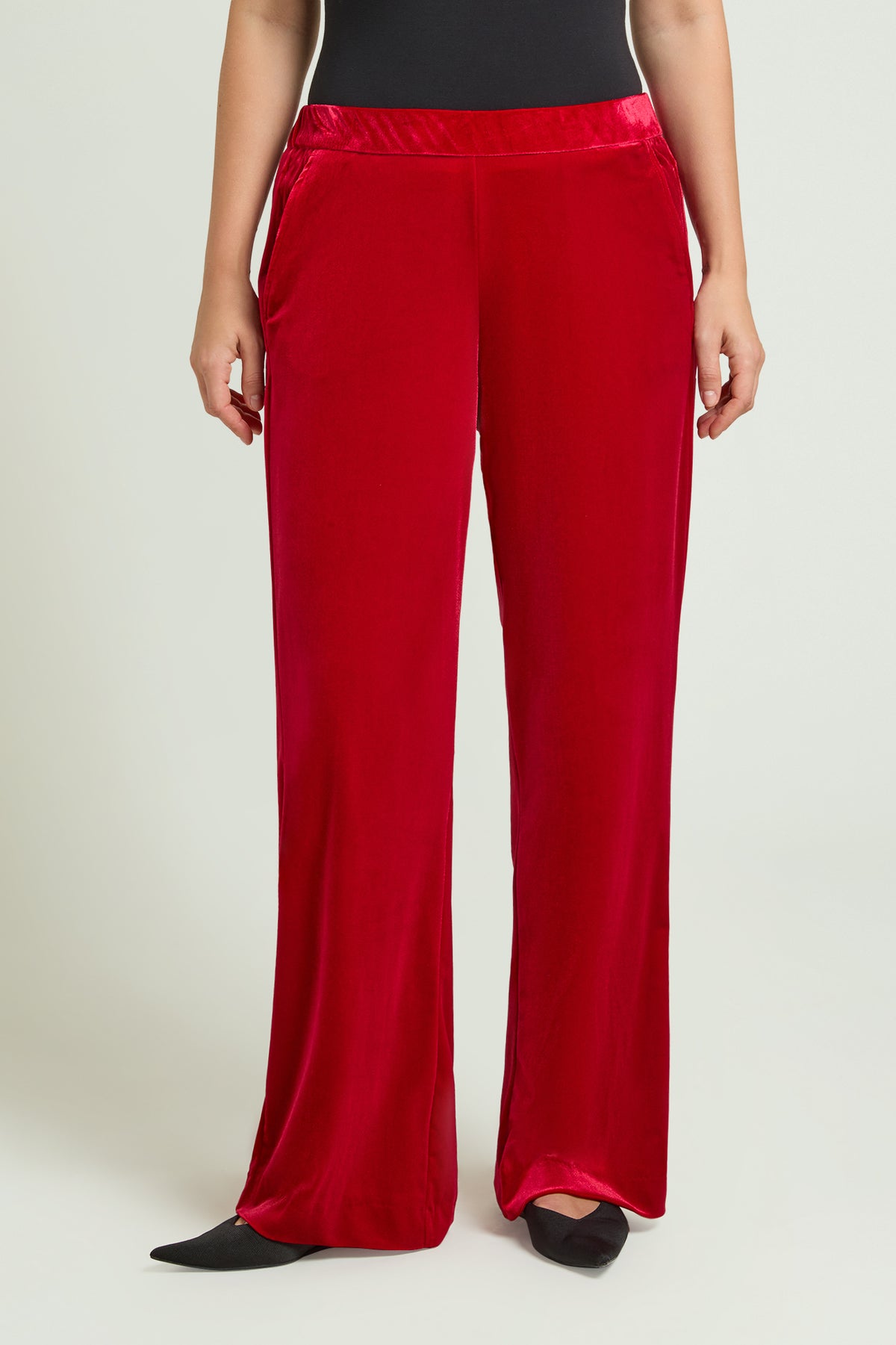 PANTALONI PULL-ON IN VELLUTO