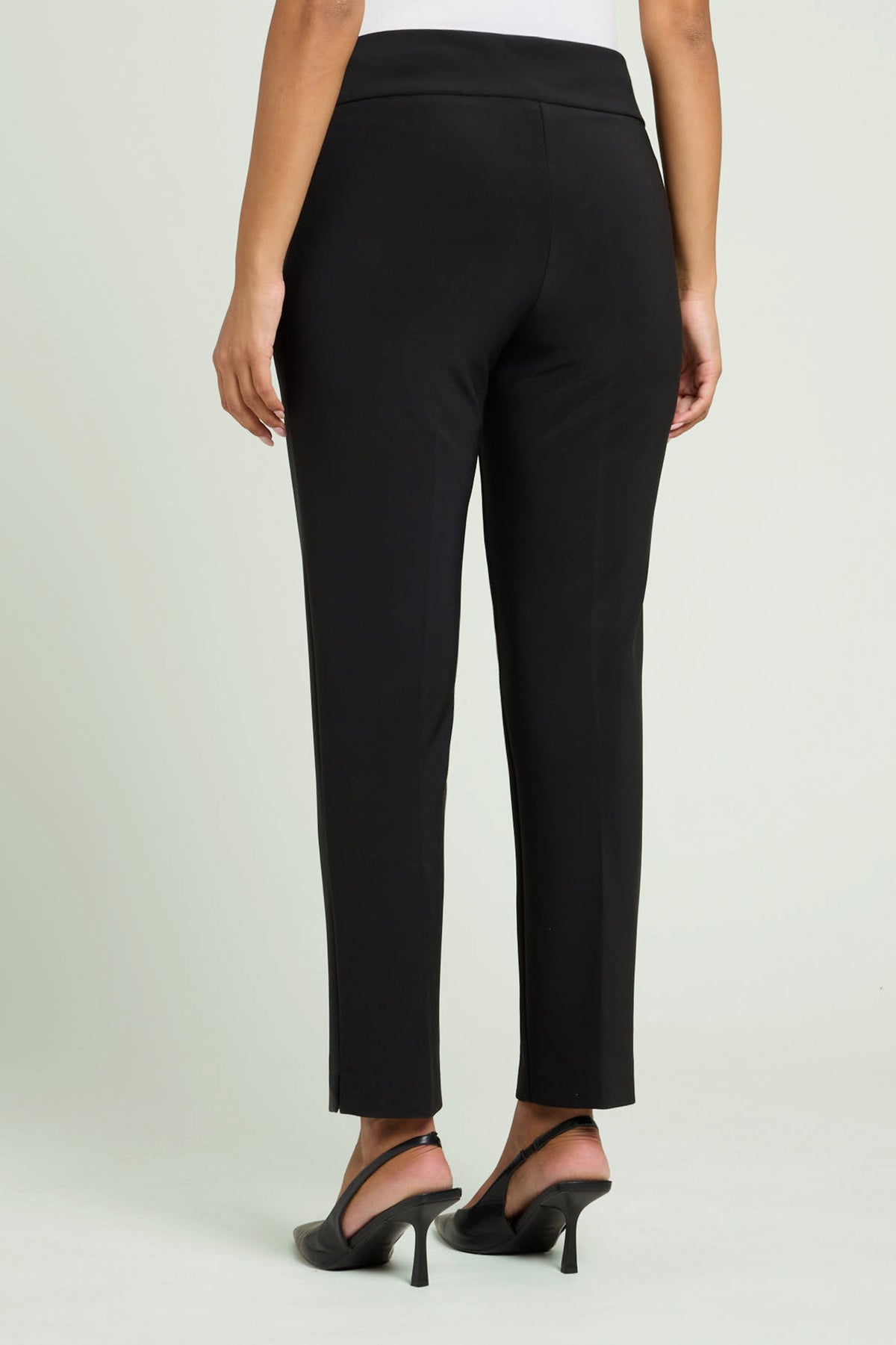 PANTALONI PULL-ON A SIGARETTA IN COMPACT STRETCH