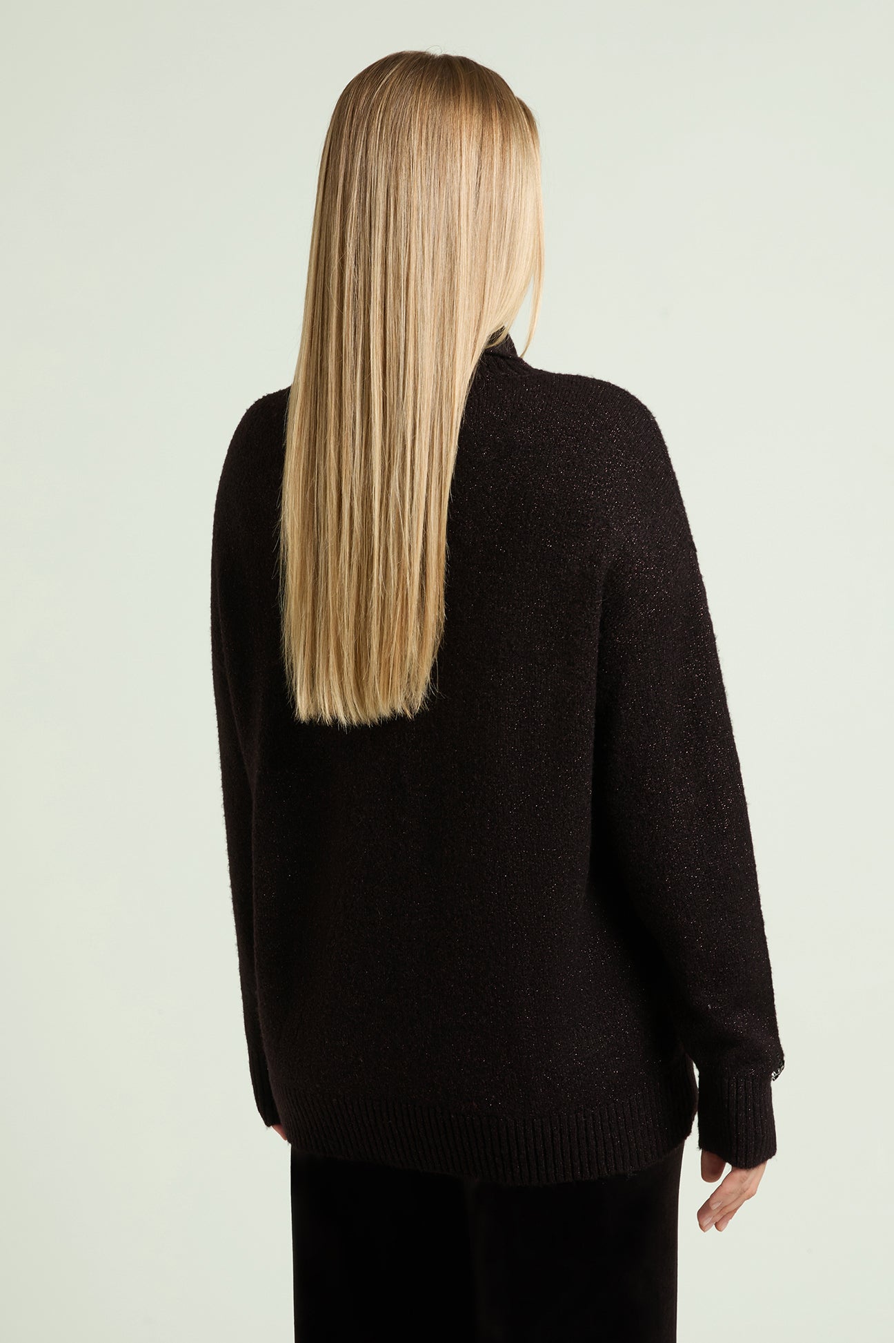 MAGLIA LUREX VANISE' RICAMATA A MANO